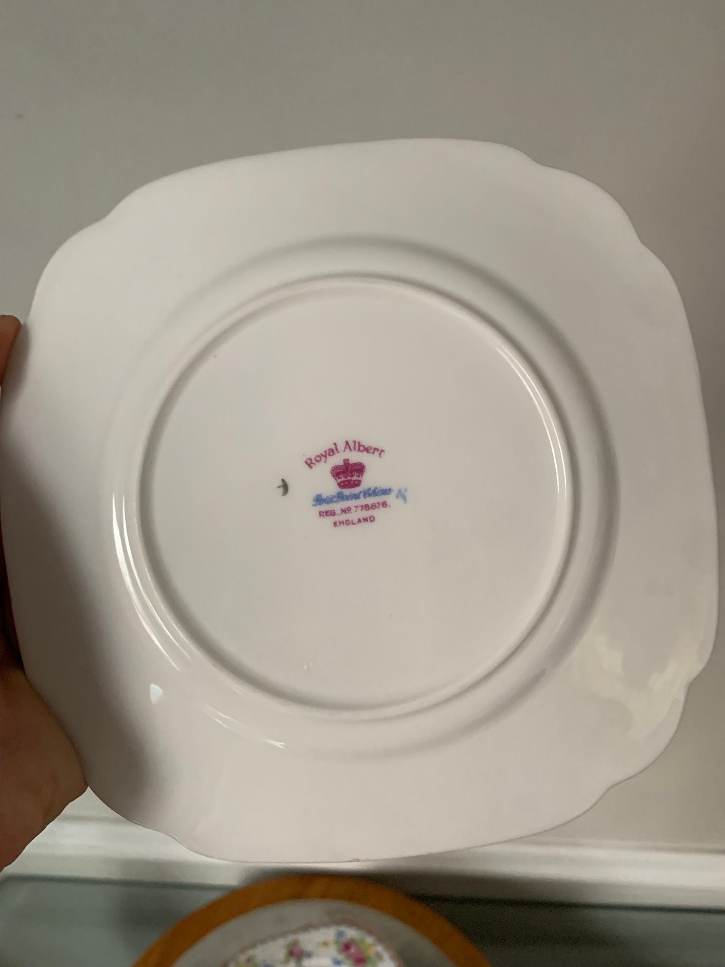 Vintage Set of 12 Royal Albert Petit Point China Side Plates Made in England