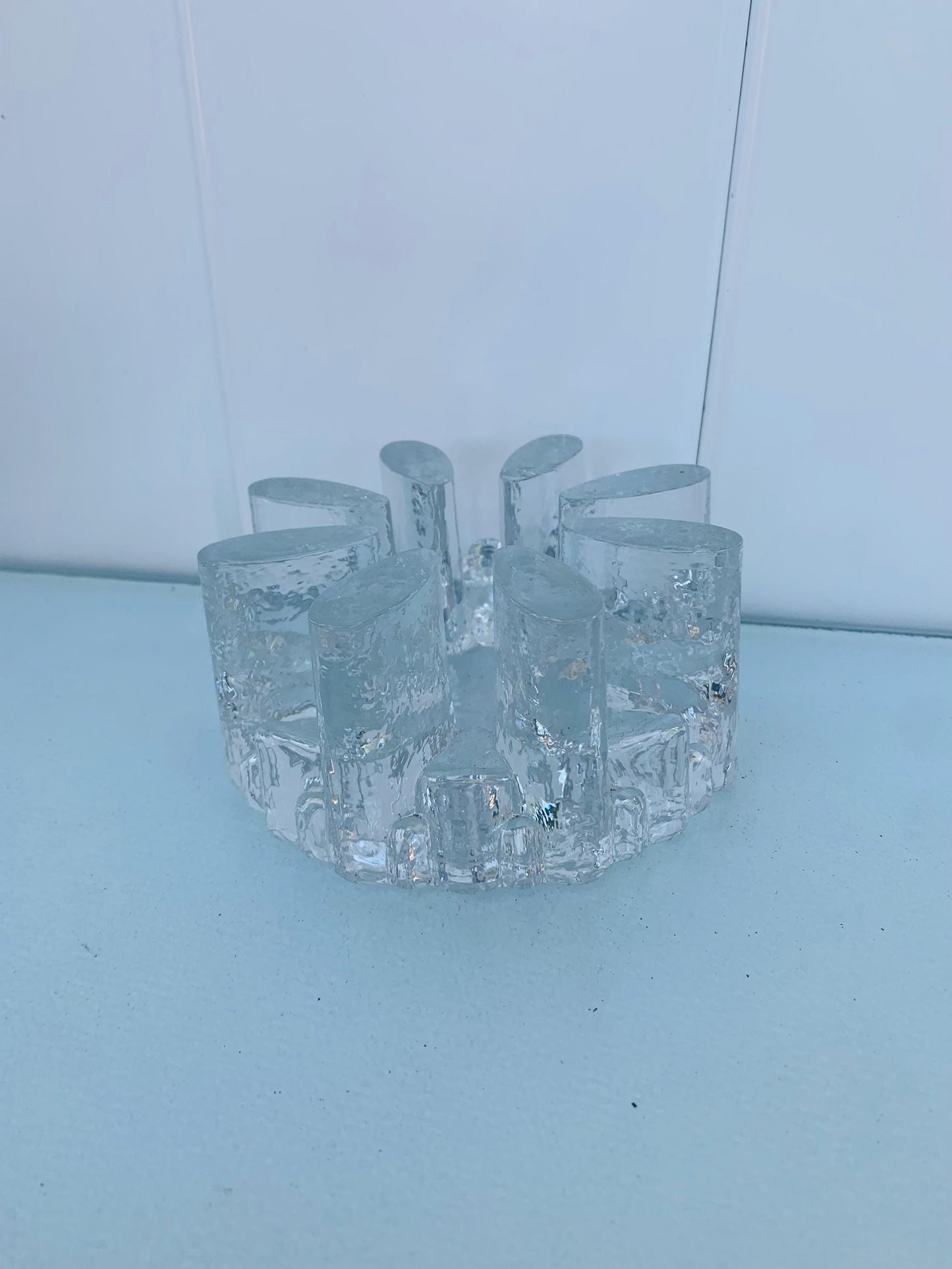 Vintage Glasdesign Georgeshutter Art Glass Tea Light Holder