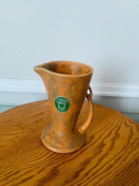 Vintage Flaxman Ware Wade Heath Pottery Small Jug with Handle Made in England