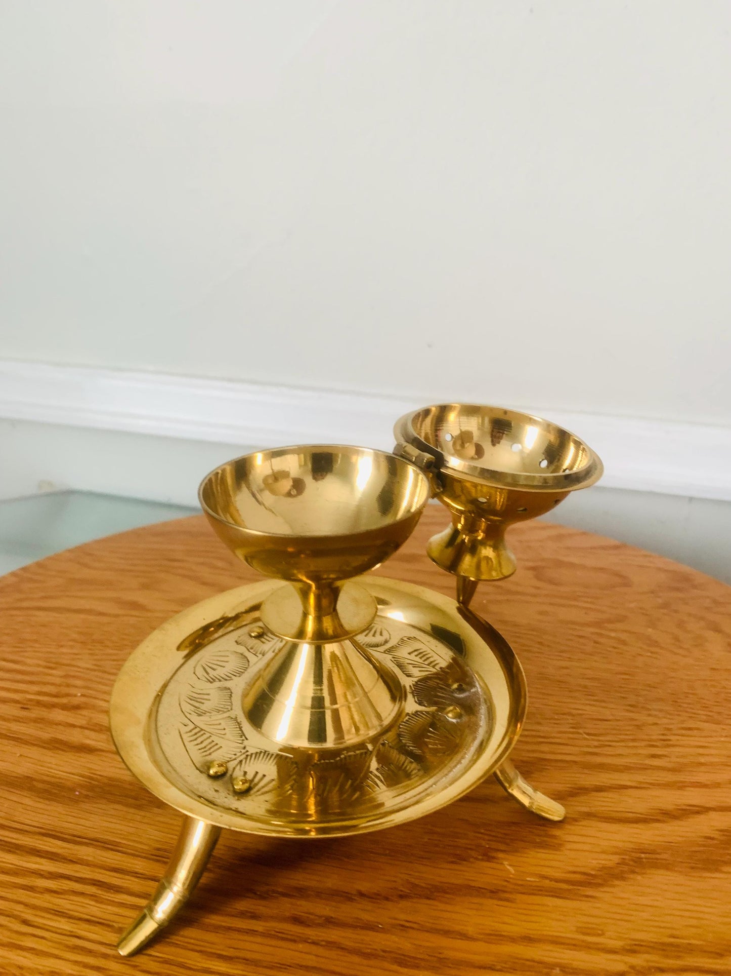 Vintage Brass Incense Burner