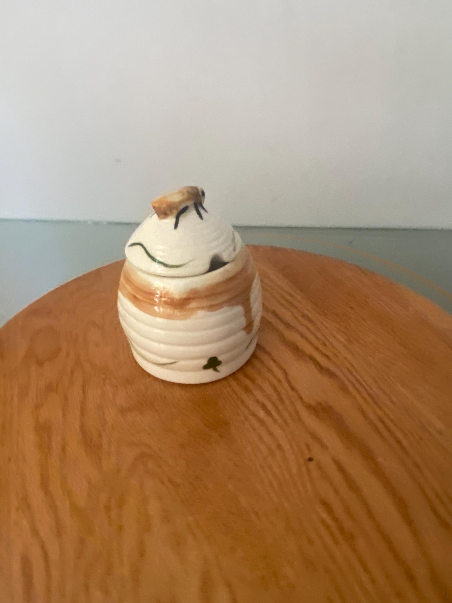 Vintage Ceramic Cicada Honey Pot Made in Canada