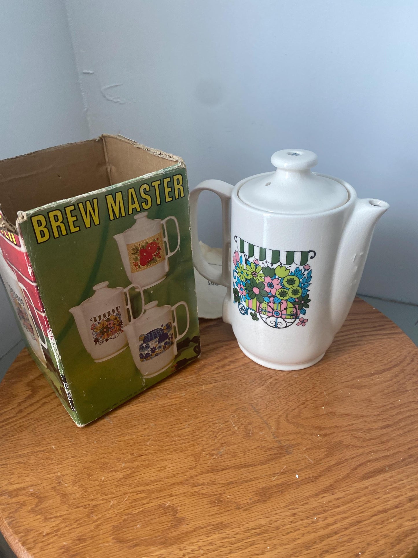 Vintage Electric Brew Master Electric Hot Pot In Original Box