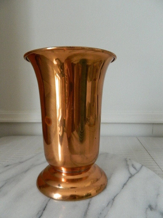 Tall Vintage Copper Vase Coppercraft