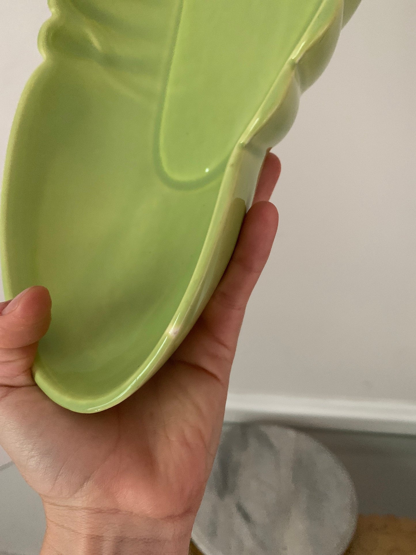 MCM Large Chartreuse Ceramic Dish 179