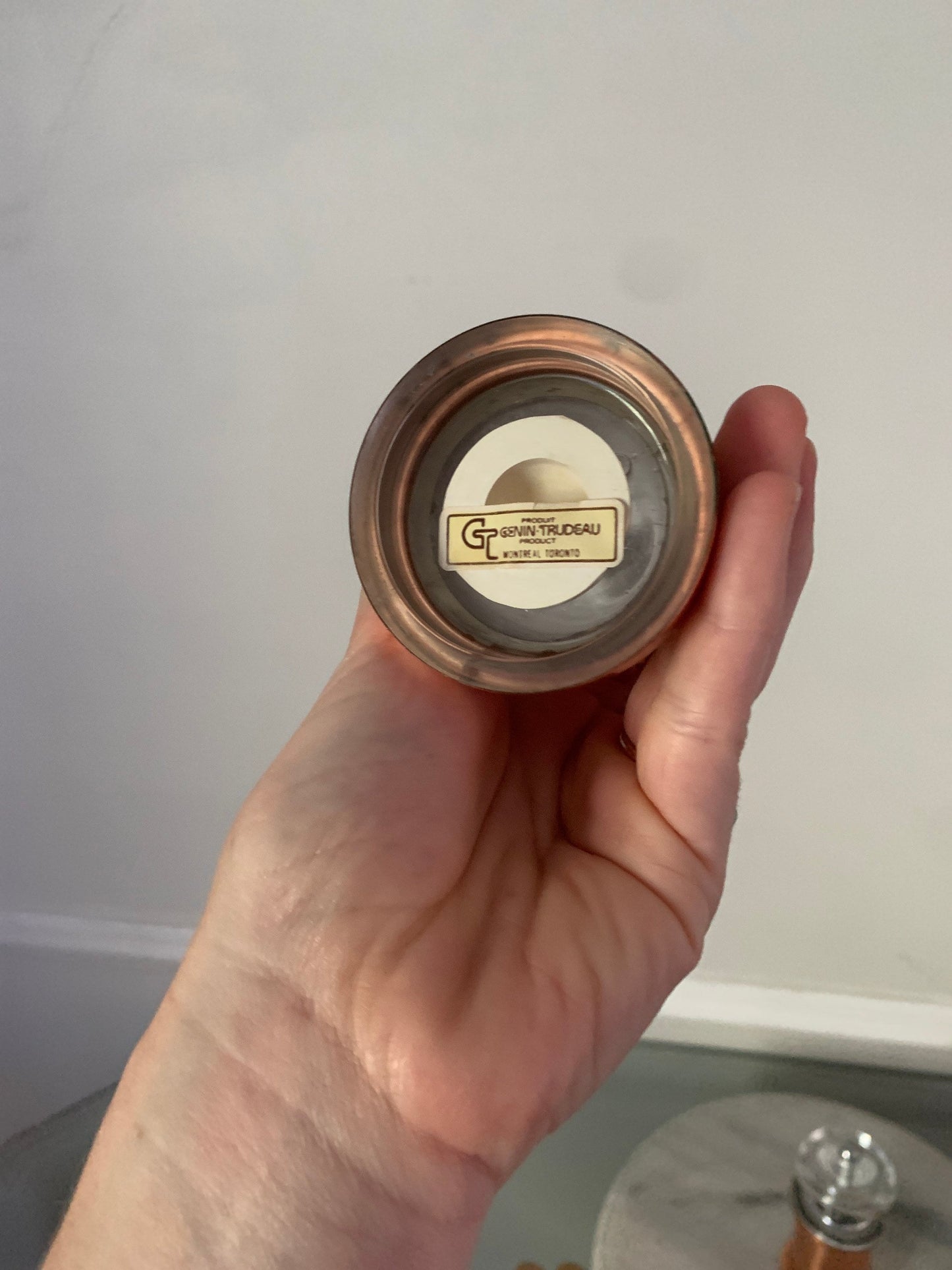 Vintage Genin Trudeau Copper Salt and Pepper Shakers