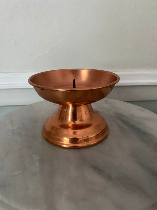 Vintage Copper Candle Holder