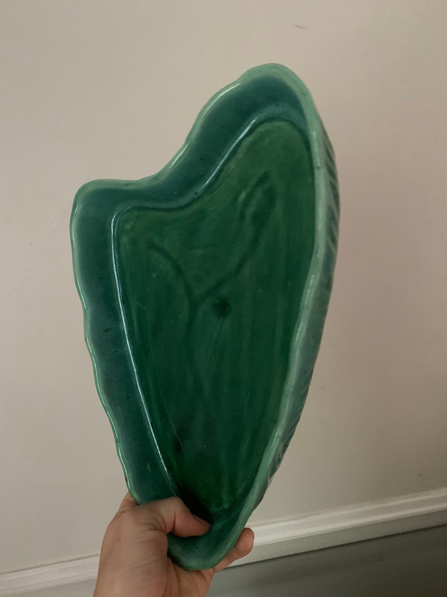 Vintage Green Ceramic Dish Made in Canada