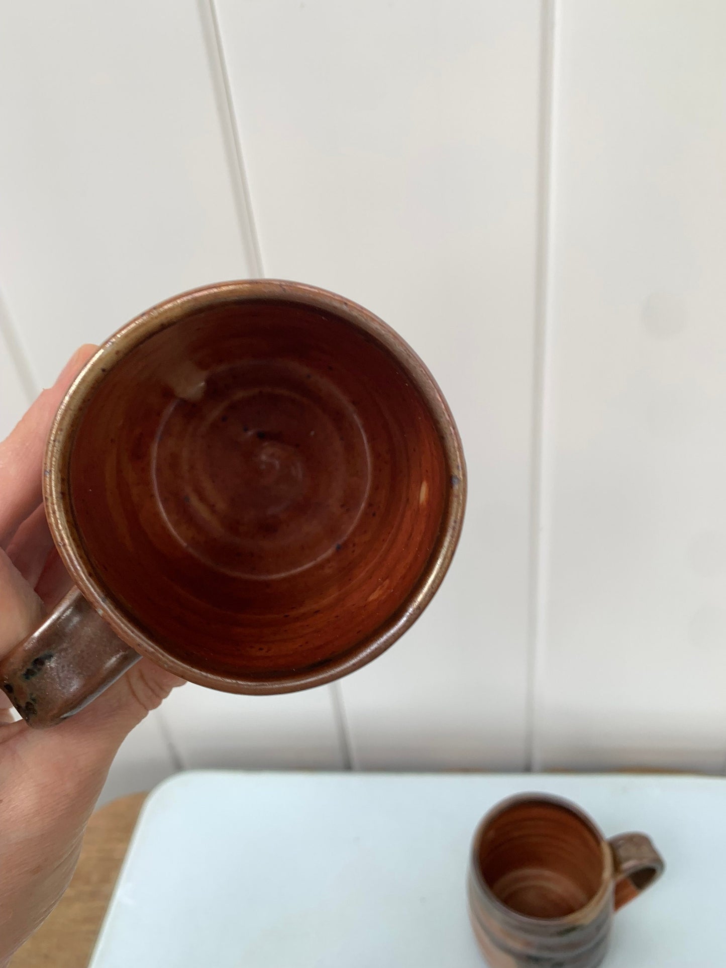 Pair of Handmade Pottery Mugs