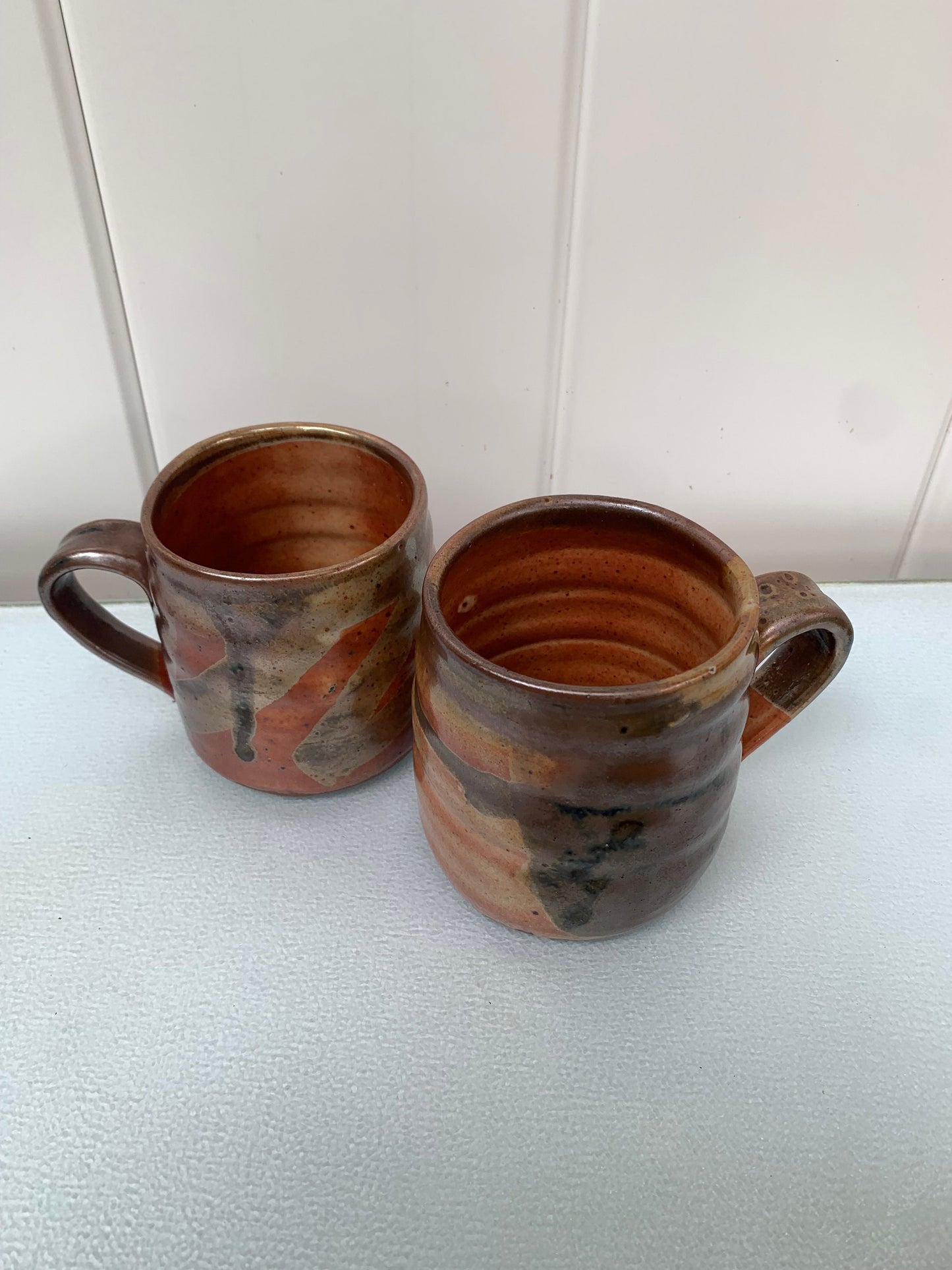 Pair of Handmade Pottery Mugs