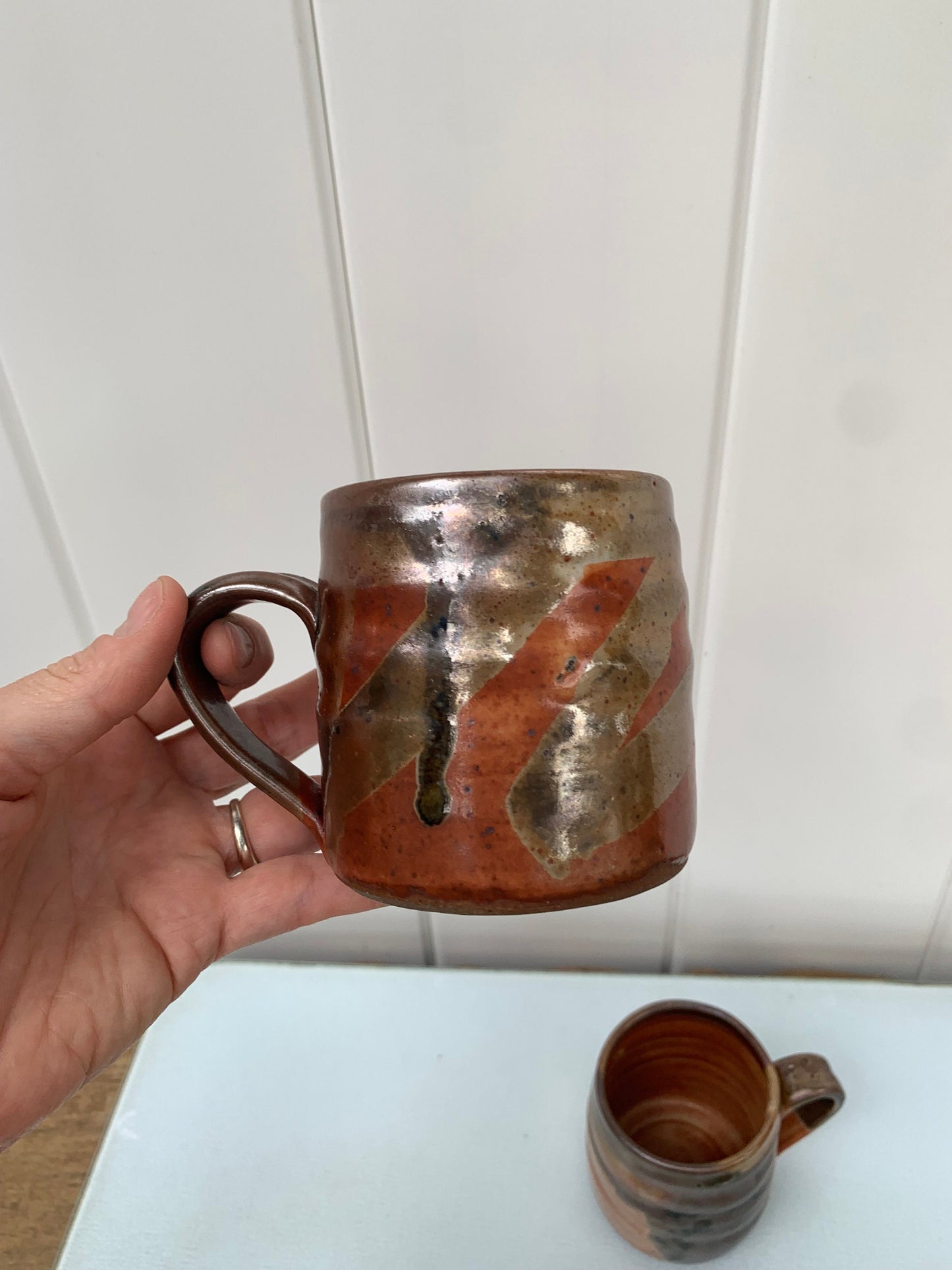 Pair of Handmade Pottery Mugs