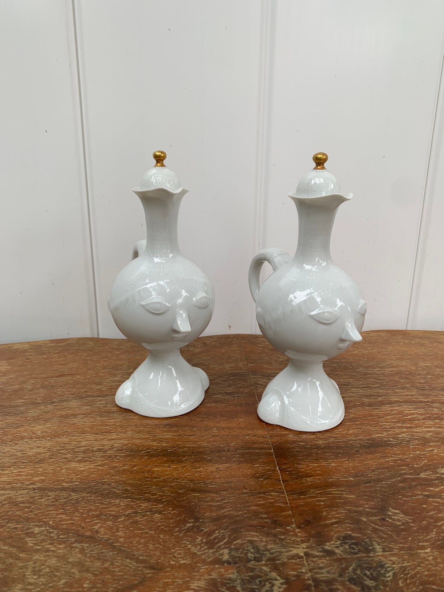 Pair of Vintage Rosenthal Bjorn Wiinblad Romanze Cruet Set