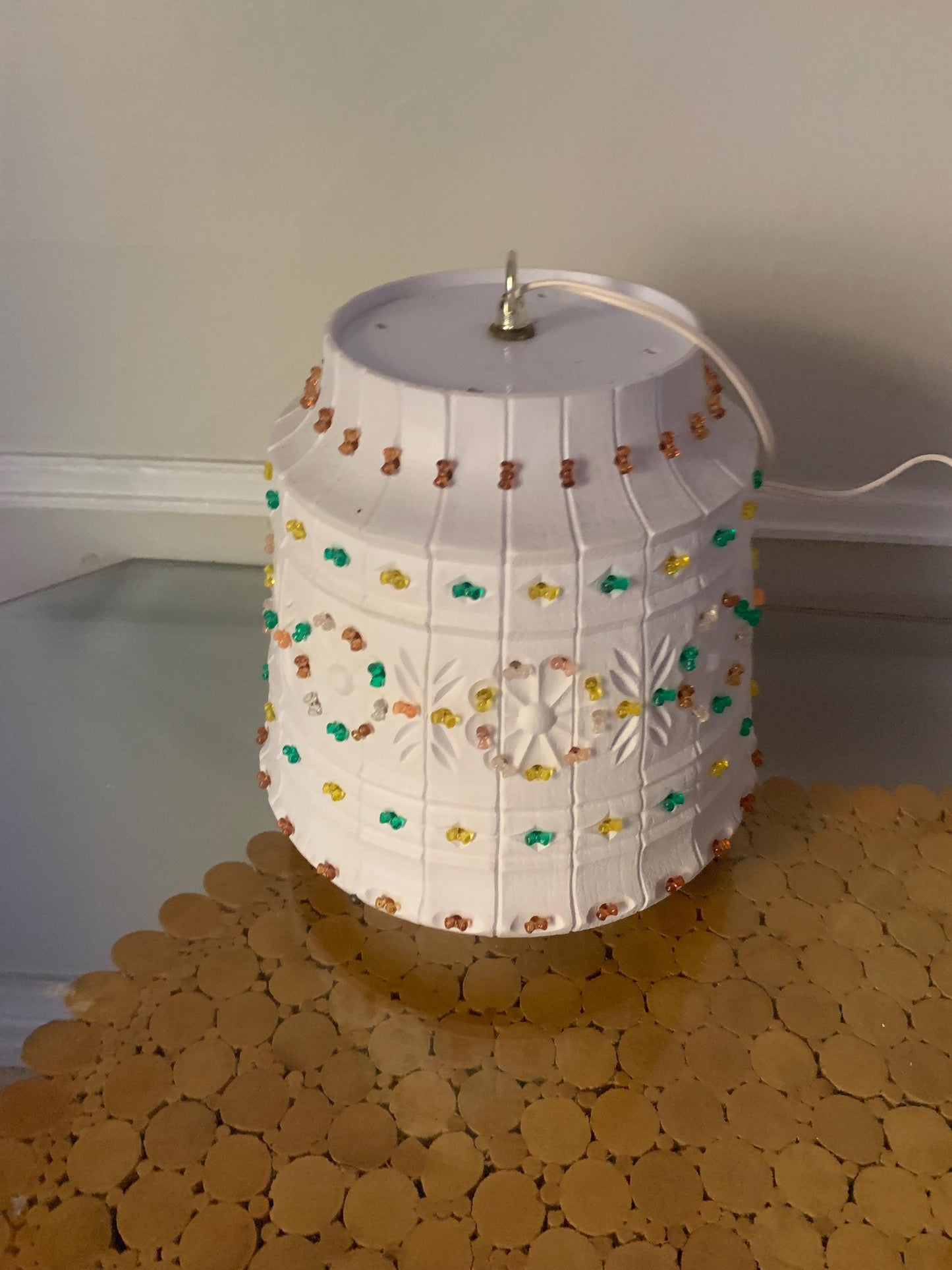 Vintage Plastic Lawnware Swag Light