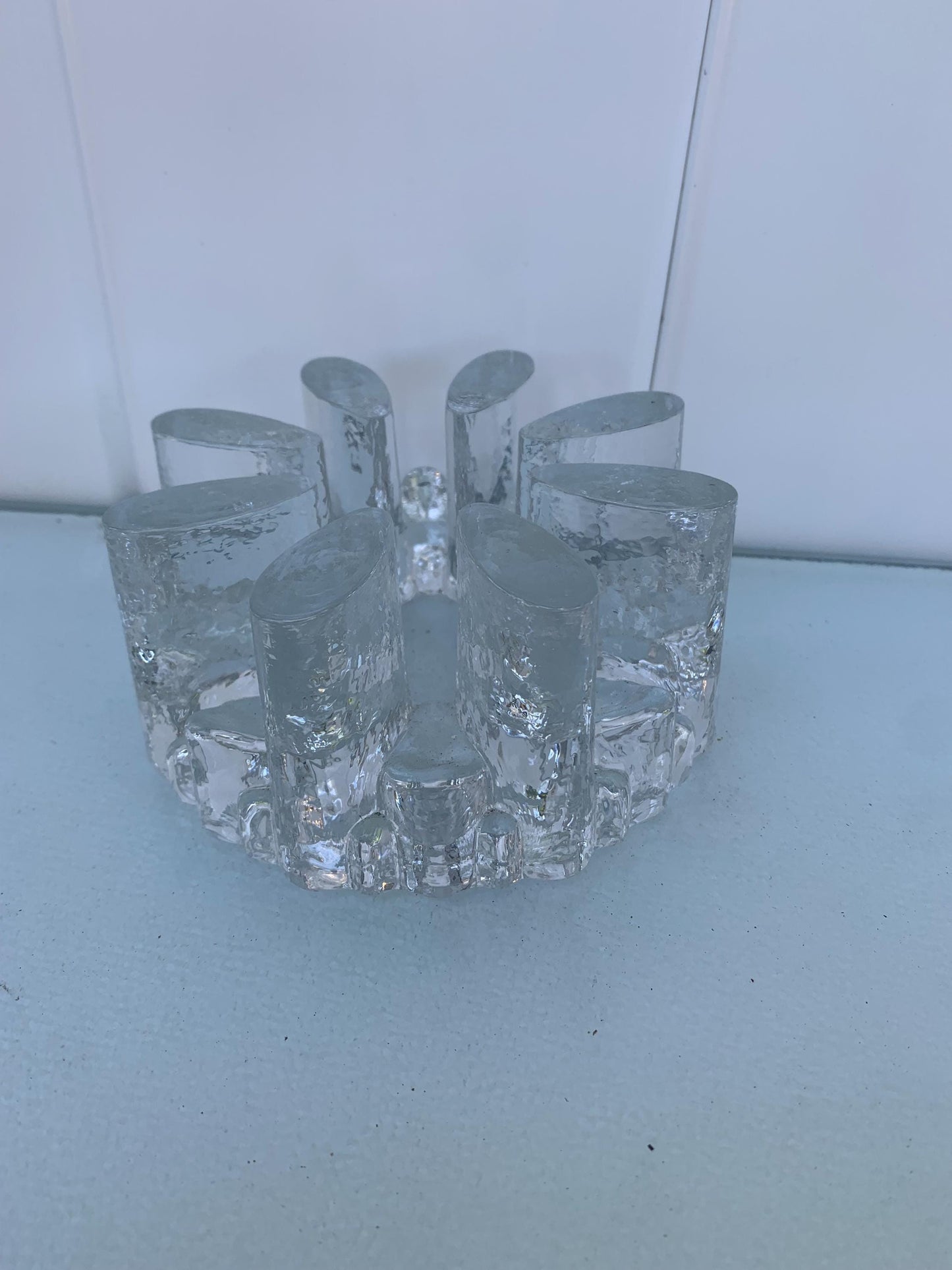 Vintage Glasdesign Georgeshutter Art Glass Tea Light Holder