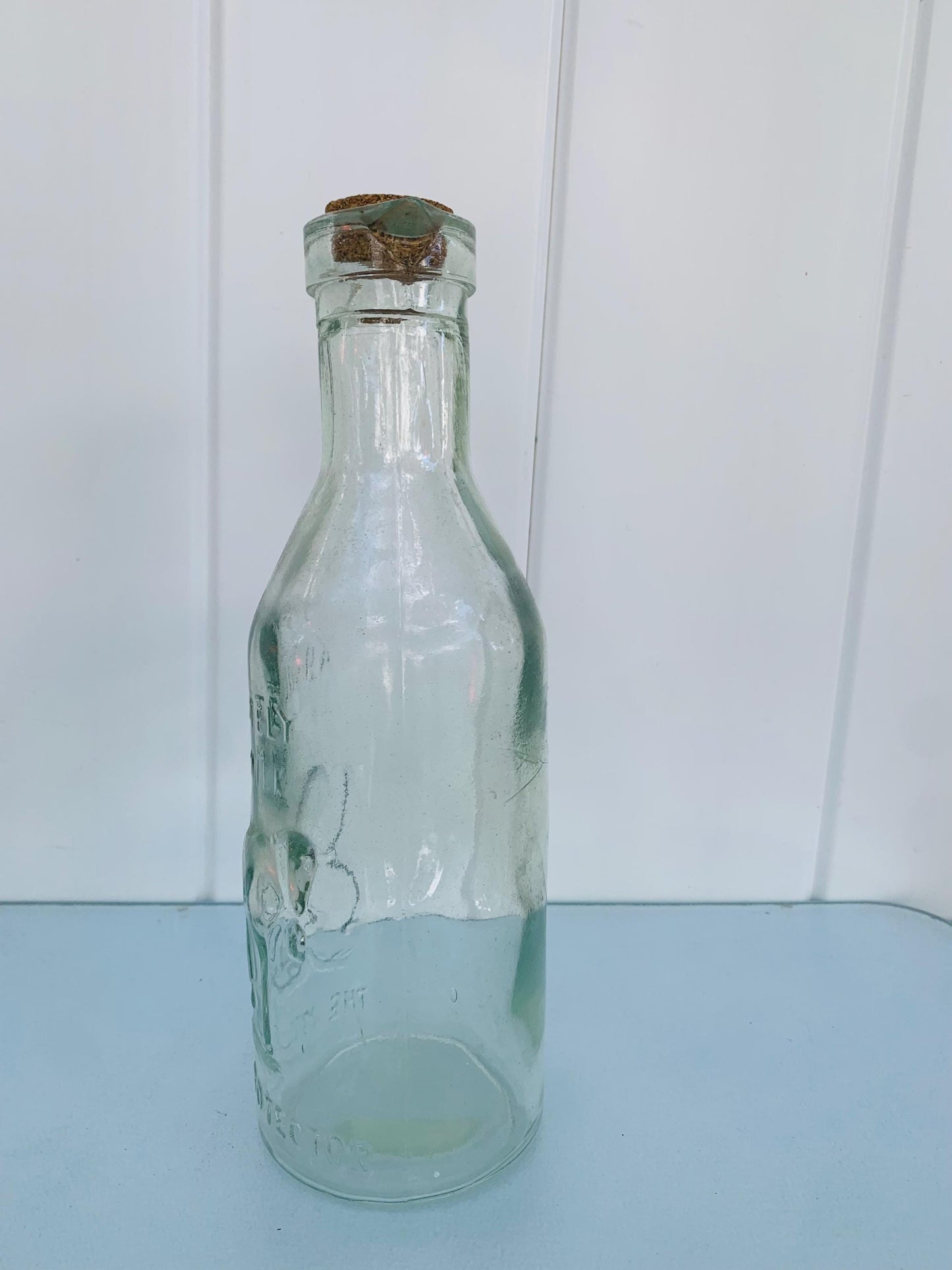 Vintage Glass Milk  Bottle