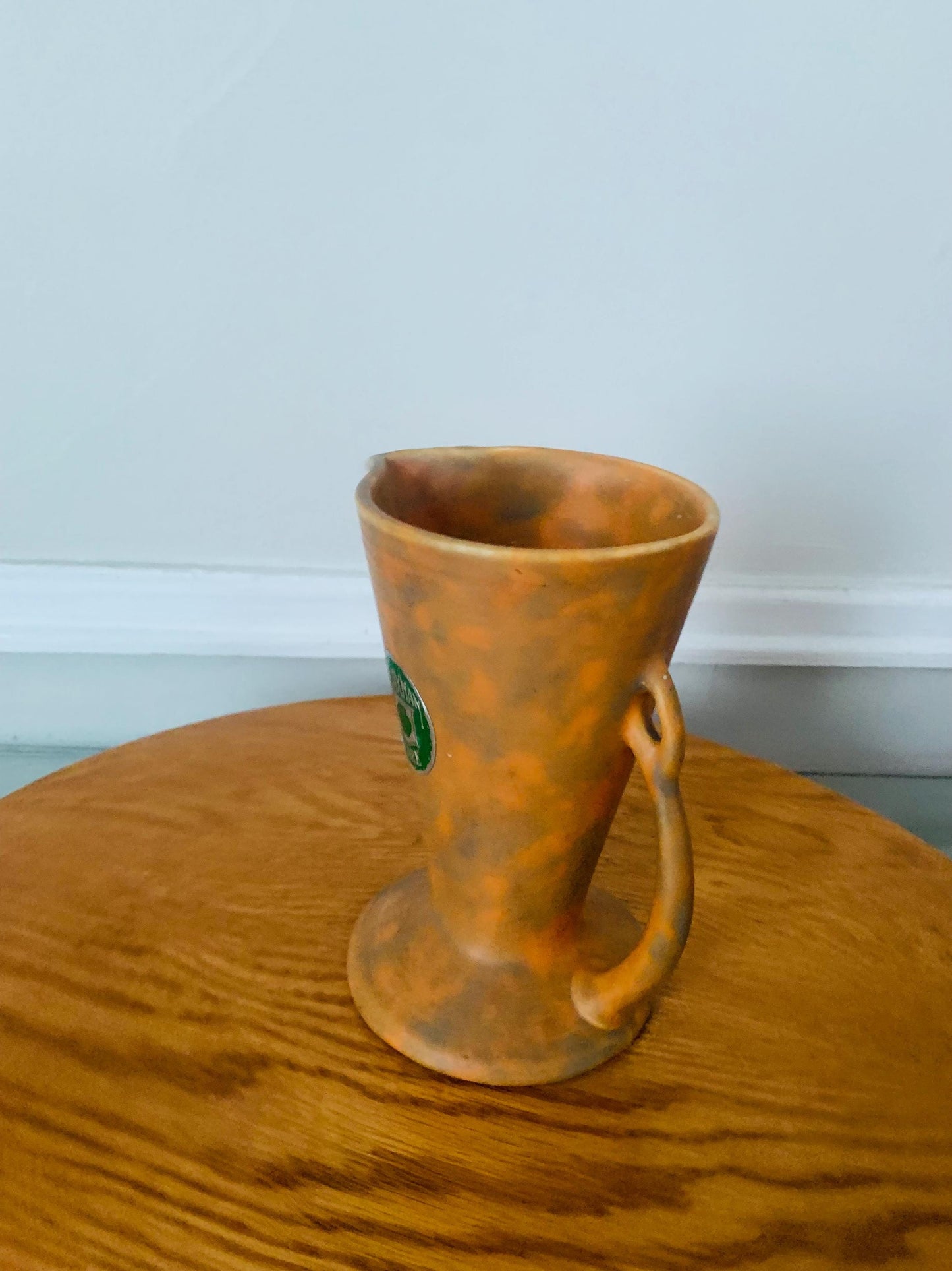 Vintage Flaxman Ware Wade Heath Pottery Small Jug with Handle Made in England