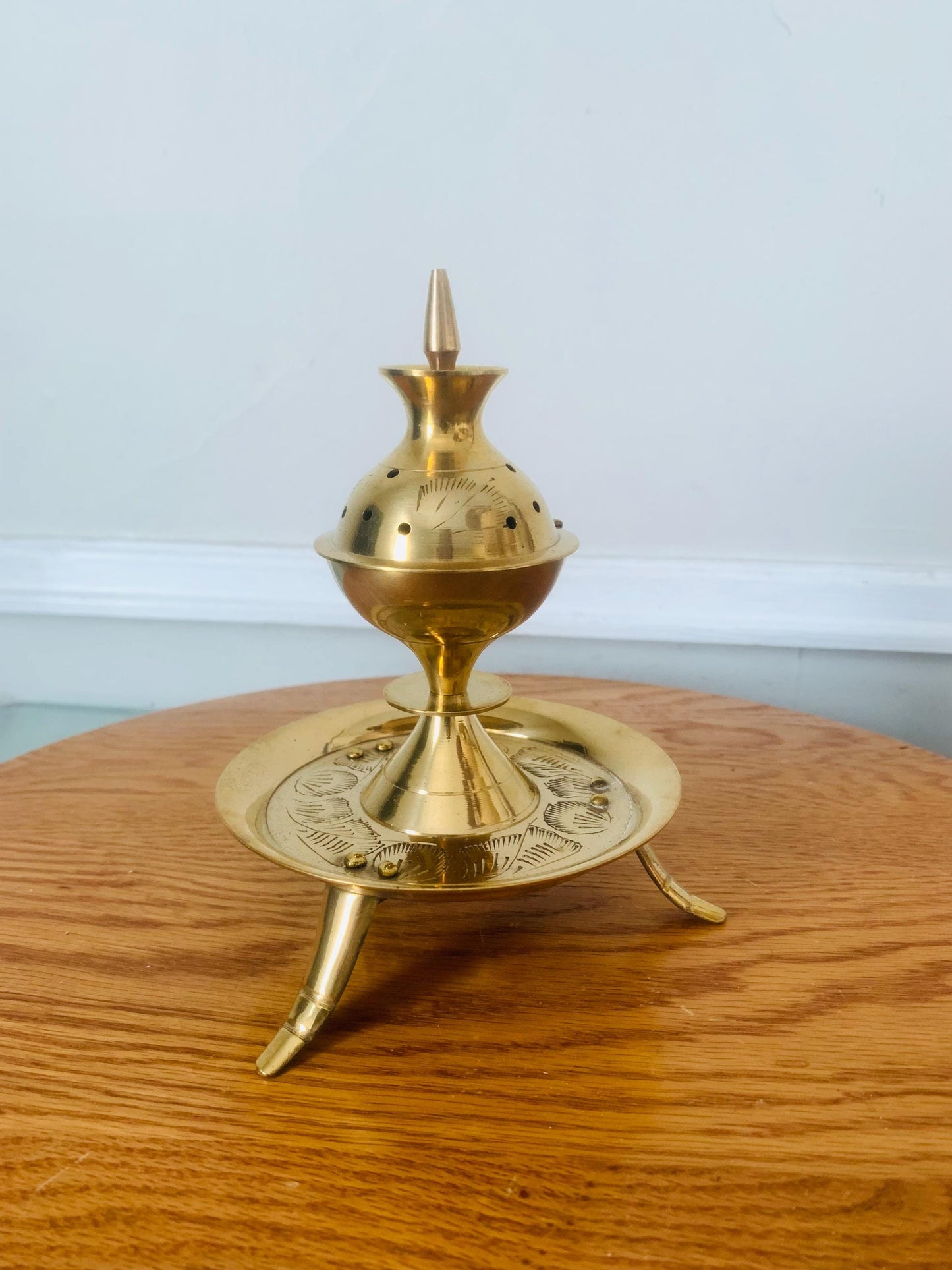 Vintage Brass Incense Burner
