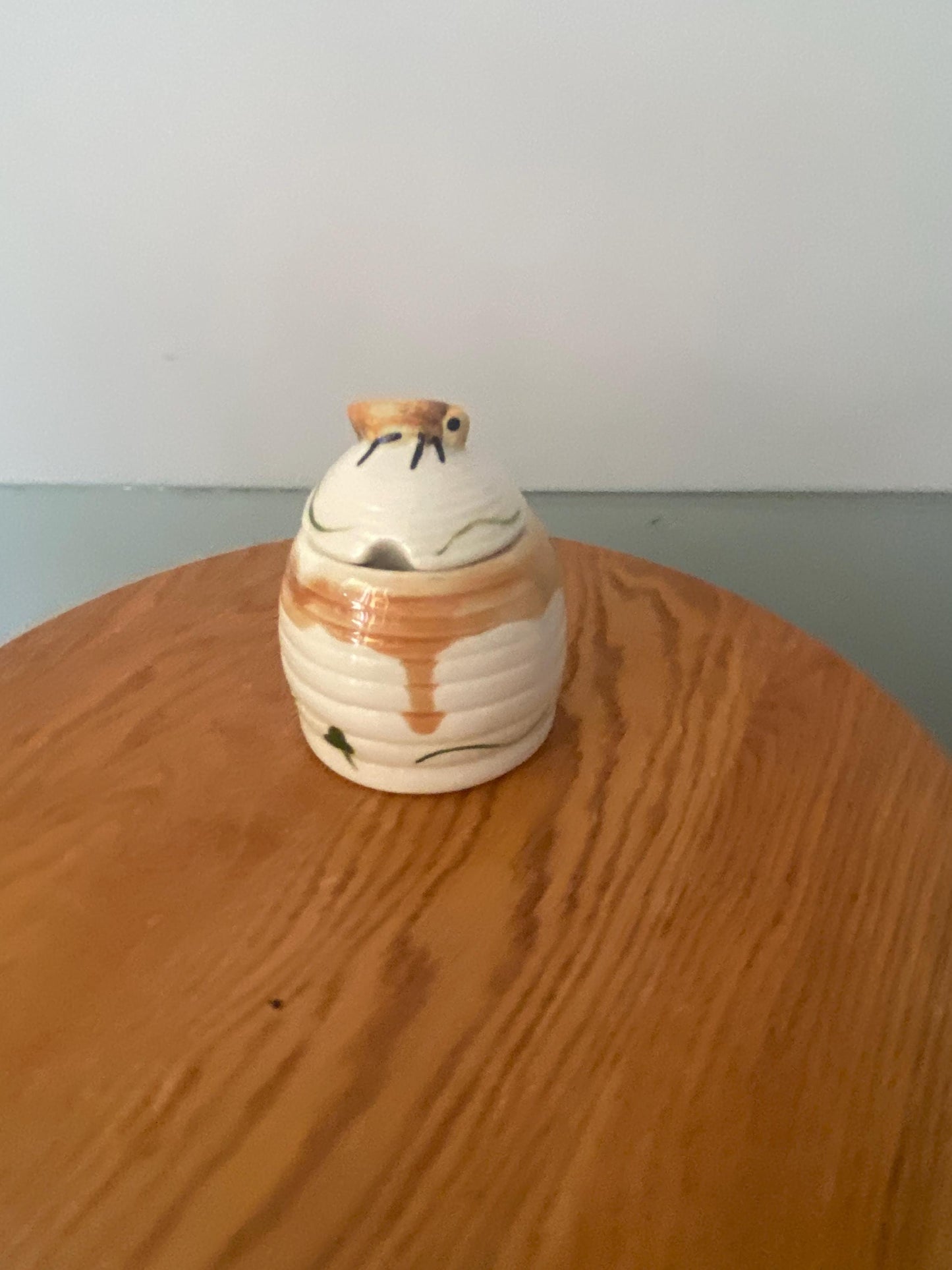 Vintage Ceramic Cicada Honey Pot Made in Canada
