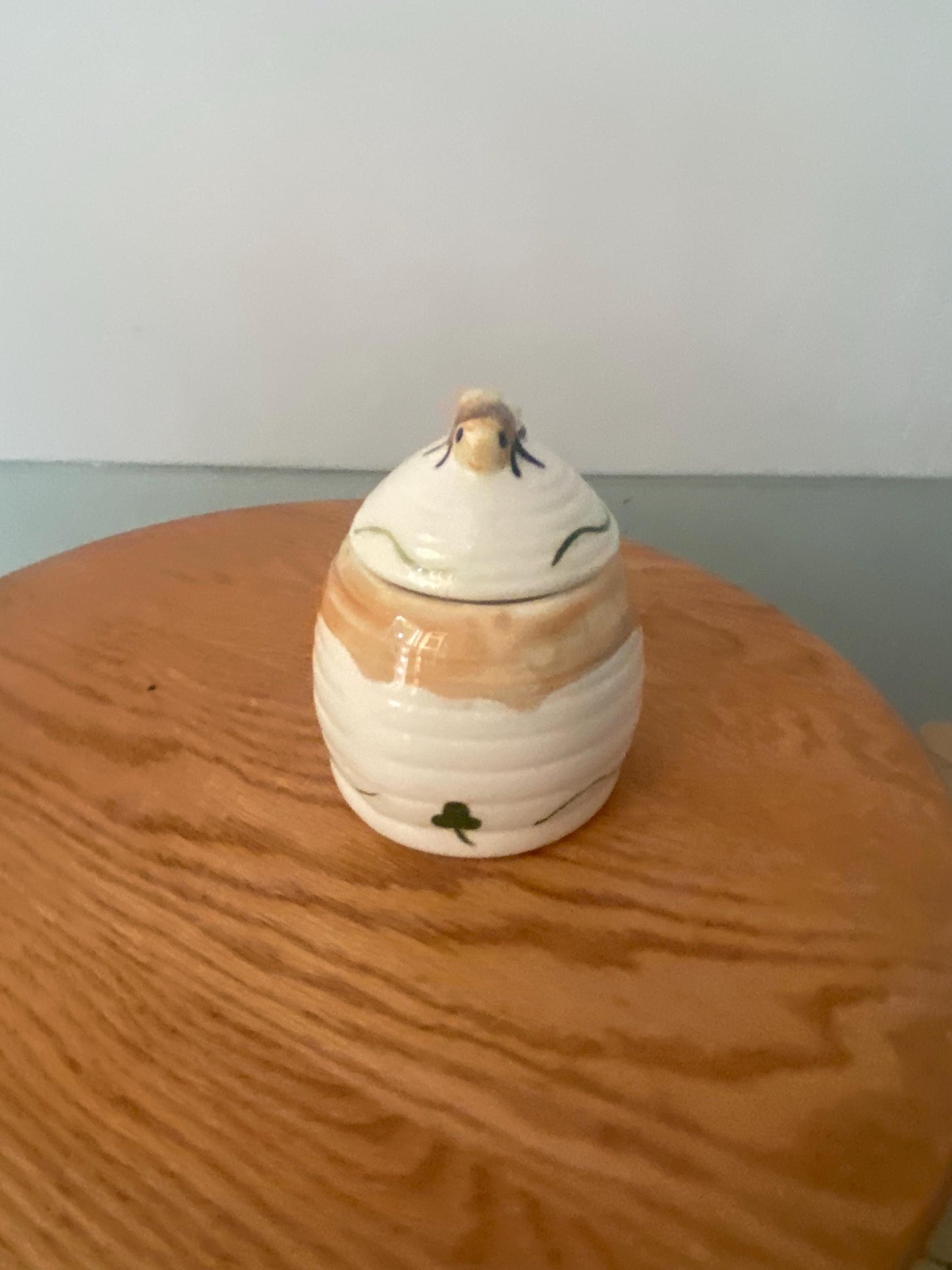 Vintage Ceramic Cicada Honey Pot Made in Canada