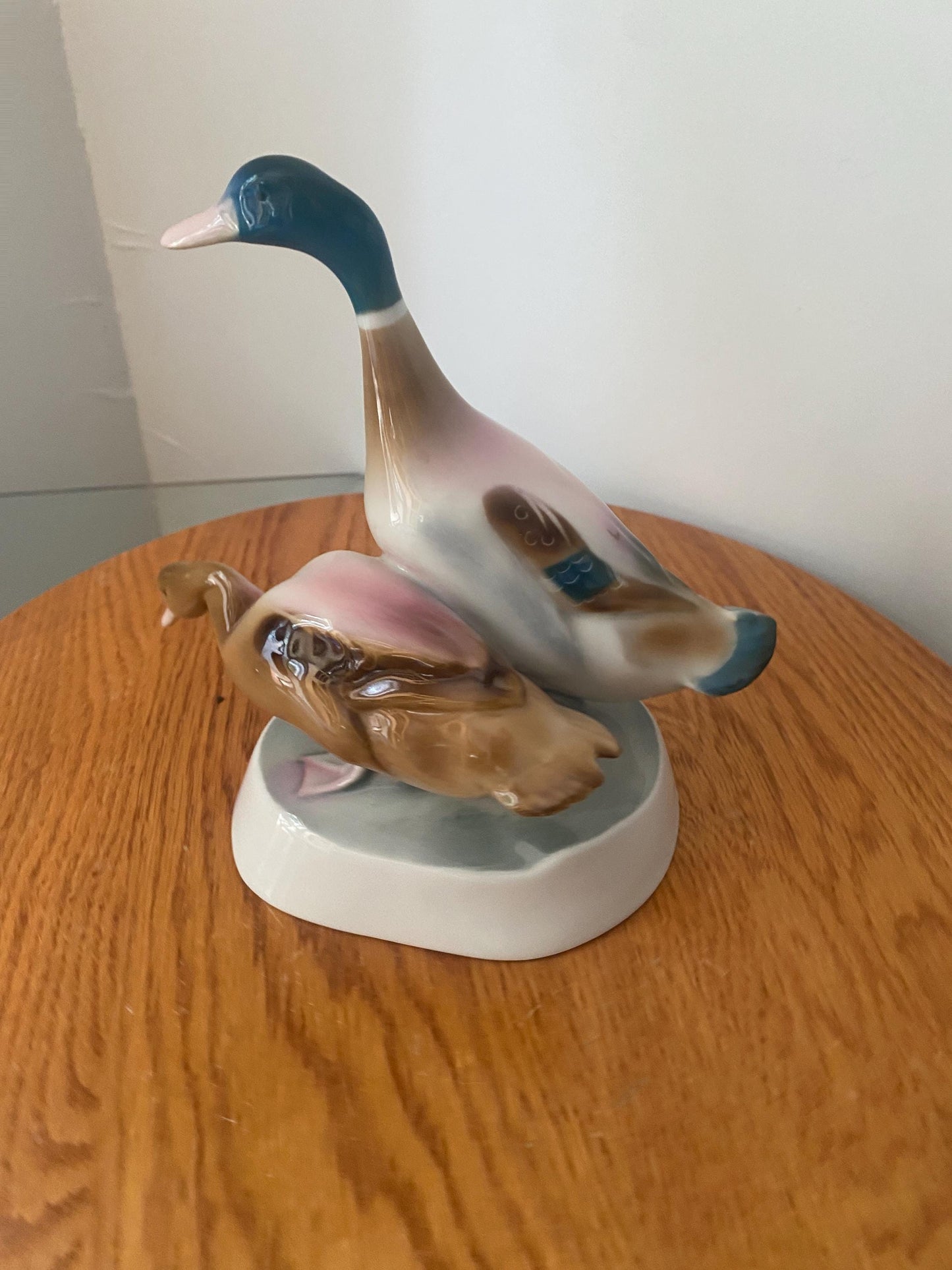 Vintage Zsolnay Porcelain Duck Figurine Made in Hungary