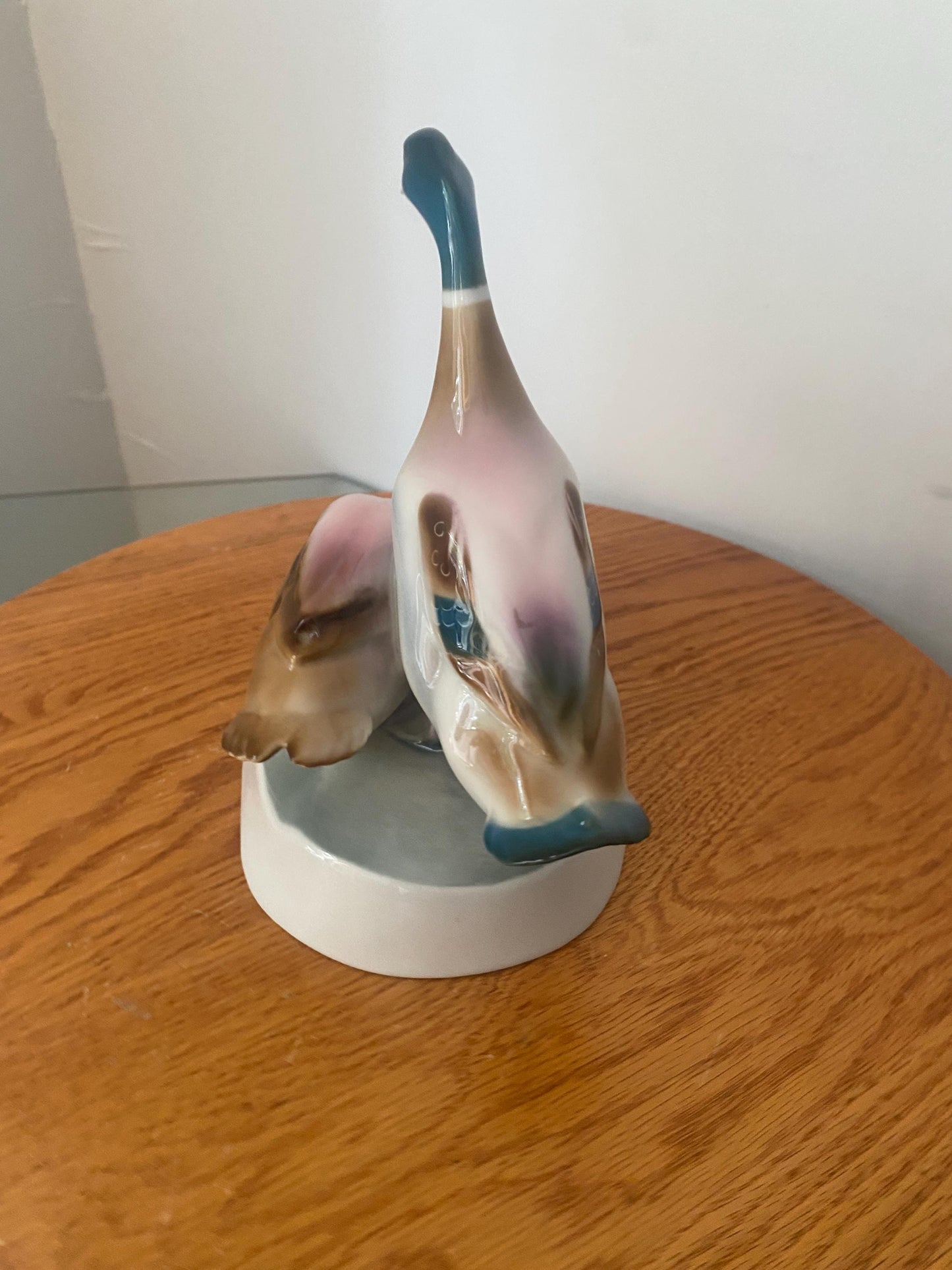 Vintage Zsolnay Porcelain Duck Figurine Made in Hungary