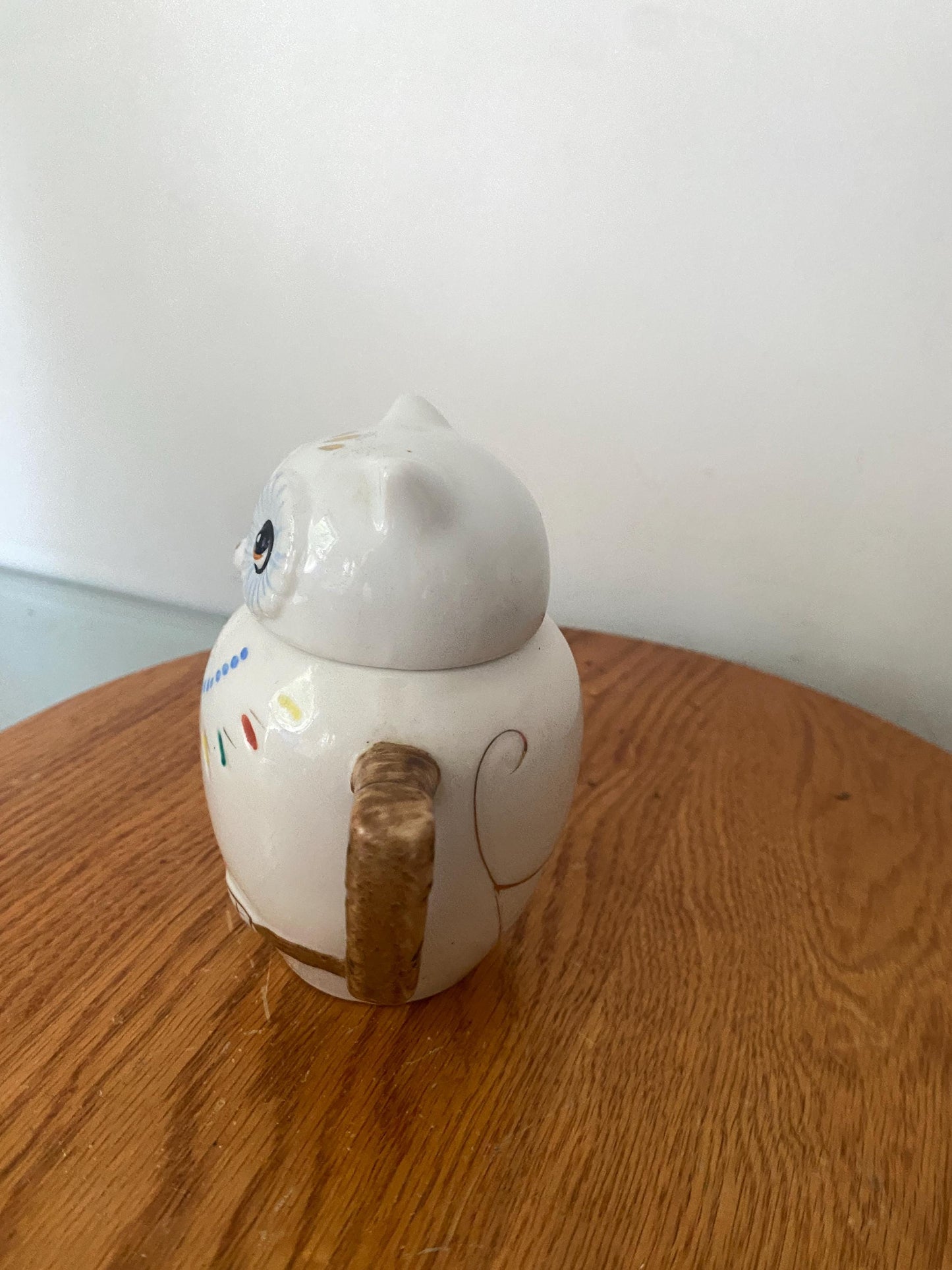 Vintage Small Ceramic Owl Teapot Made in Japan