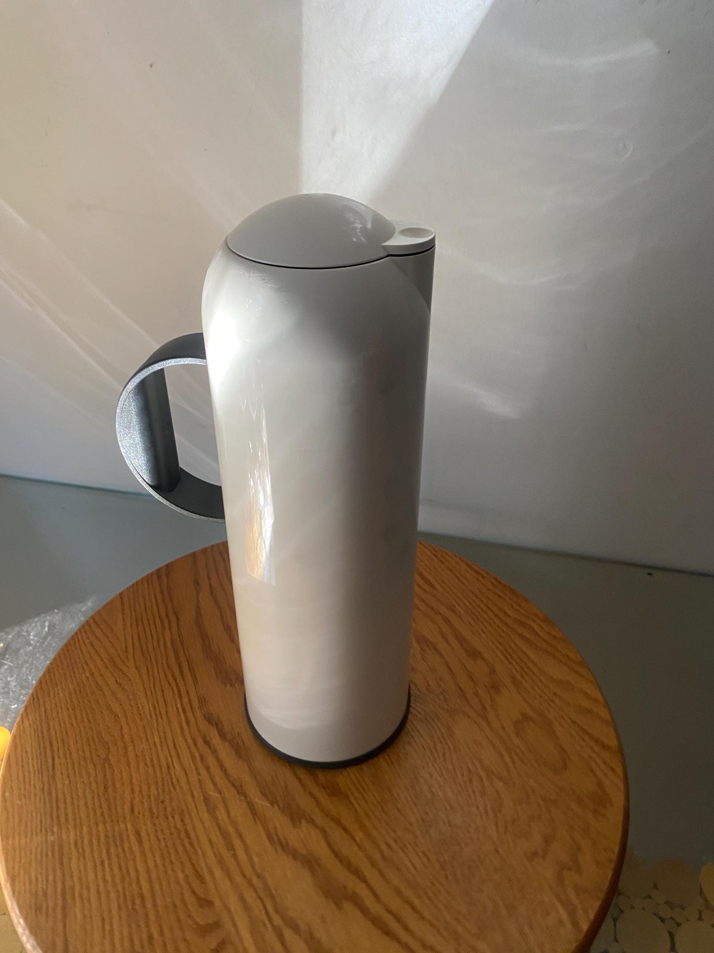 Retro Rosti Design Hot/Cold White and Gray Thermos Carafe Made in Holland
