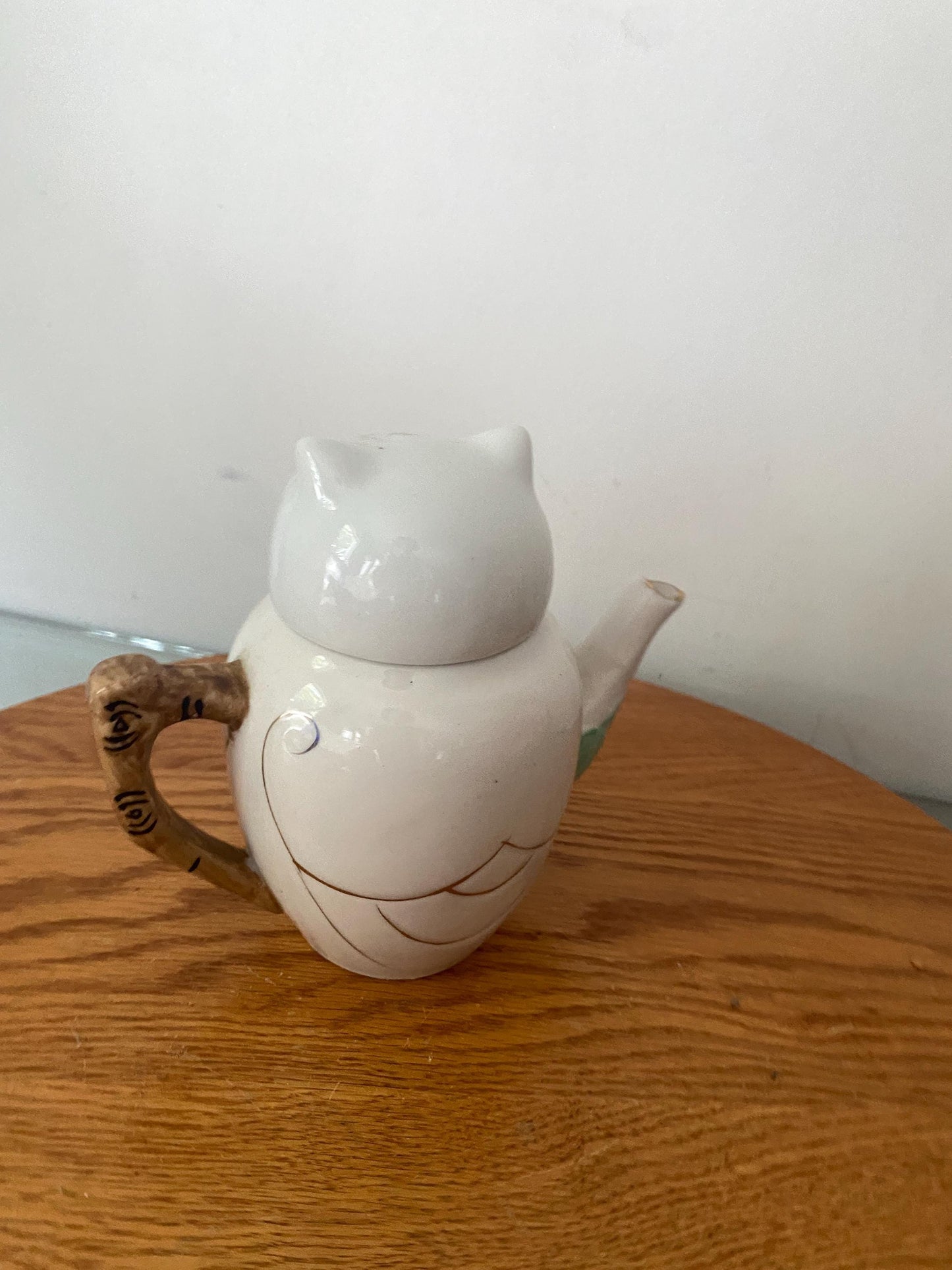 Vintage Small Ceramic Owl Teapot Made in Japan