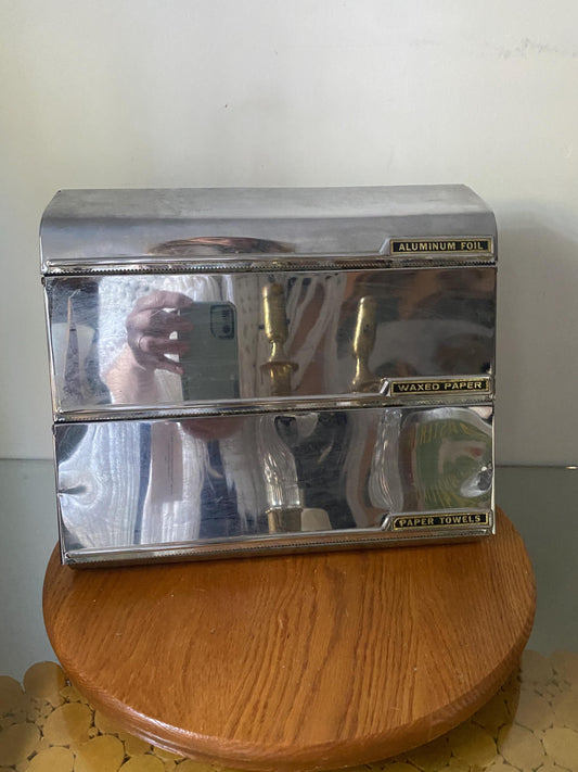 MCM Tin Tocaware Kitchen Paper Holder Made in Canada