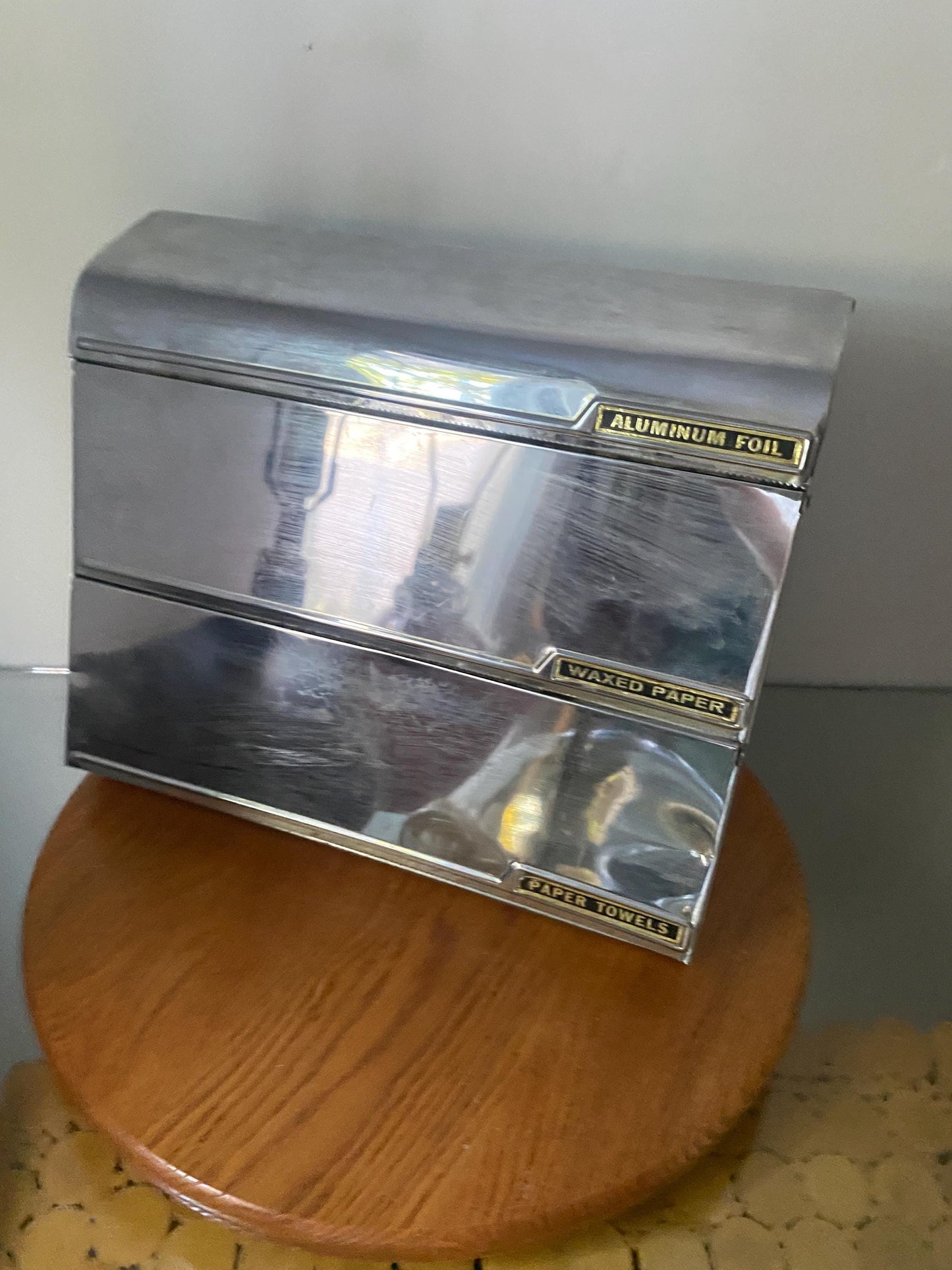 MCM Tin Tocaware Kitchen Paper Holder Made in Canada
