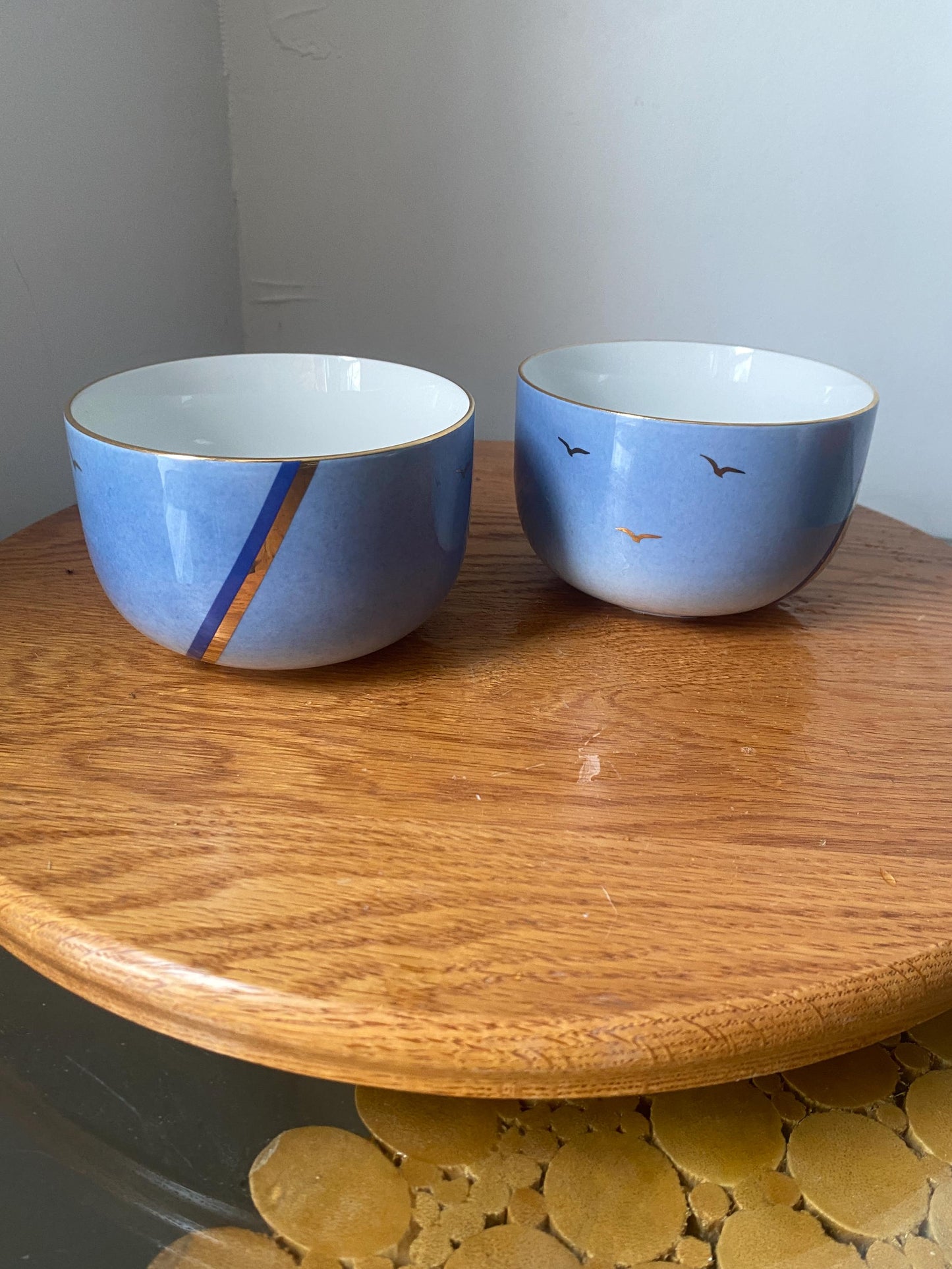 Pair of Retro Rörstrand Susanne Ohlen Porcelain Bowl Made in Sweden