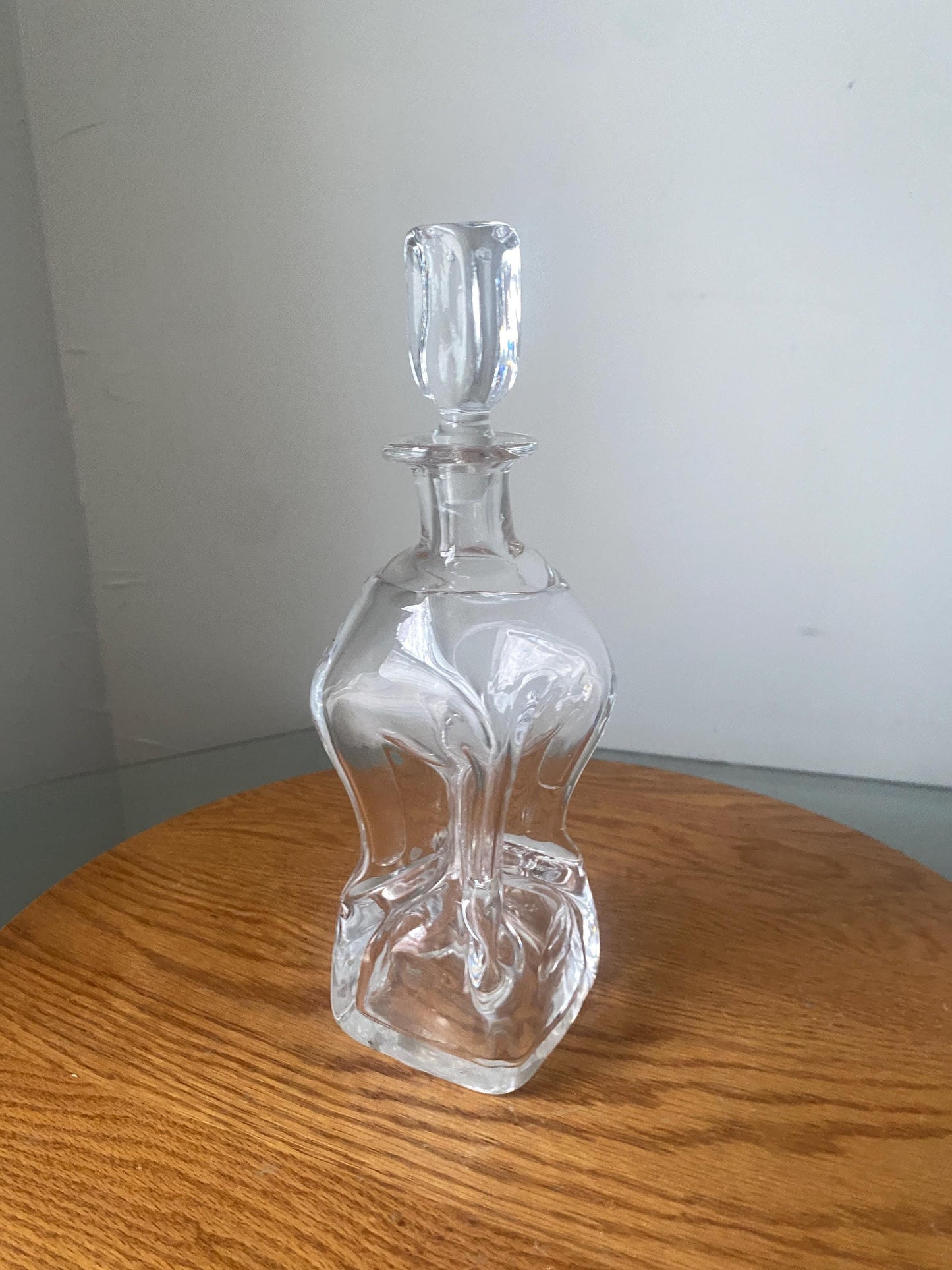 Vintage Clear Magnor of Norway Kluk-Kluk Glass Decanter