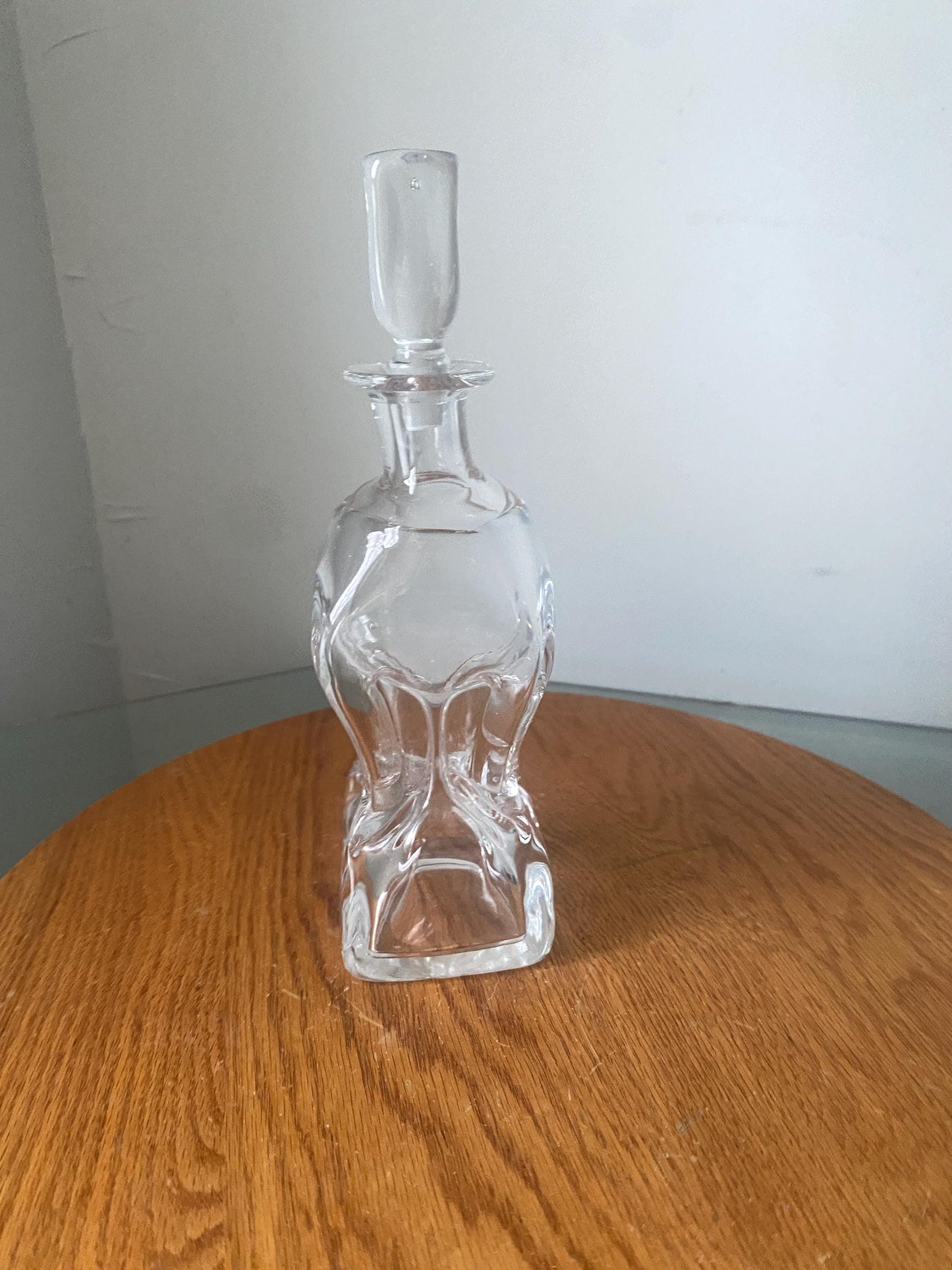 Vintage Clear Magnor of Norway Kluk-Kluk Glass Decanter
