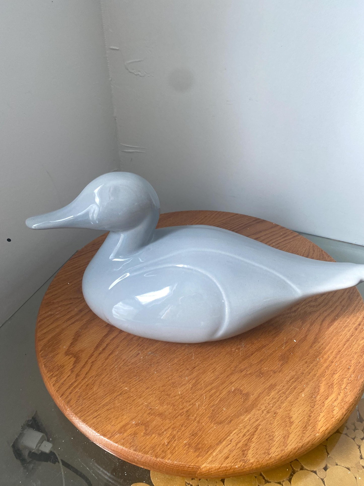 Vintage Northern Pottery Canada Ceramic Gray Duck