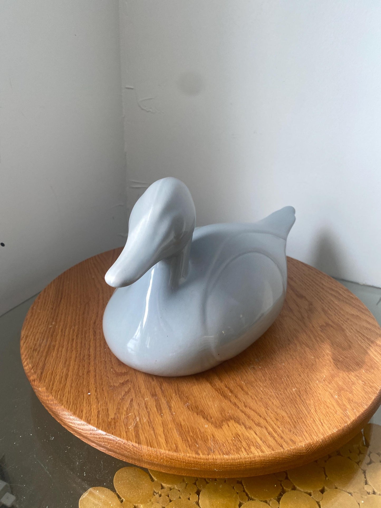 Vintage Northern Pottery Canada Ceramic Gray Duck
