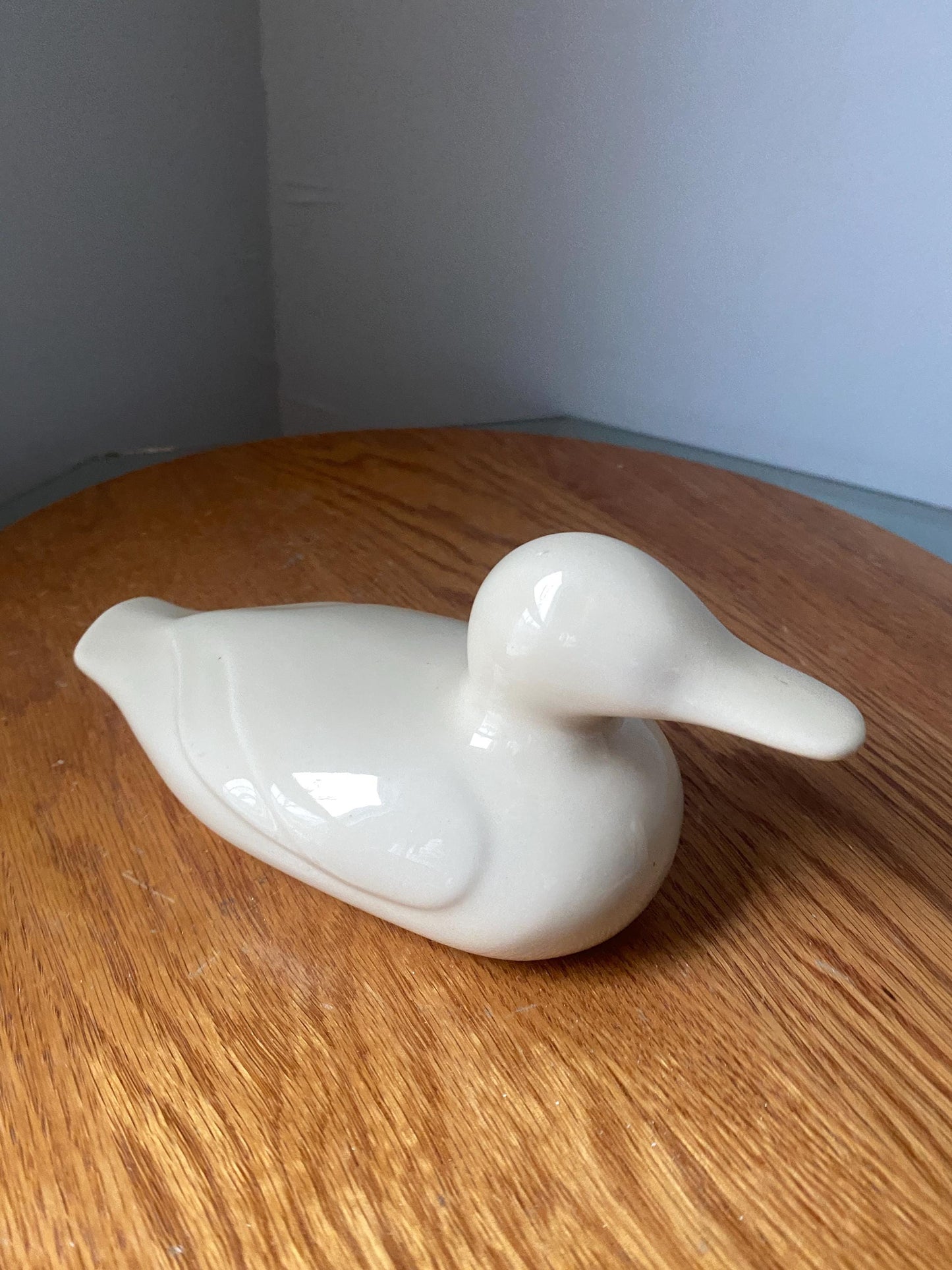 Small Vintage Northern Pottery Canada Ceramic Cream Duck