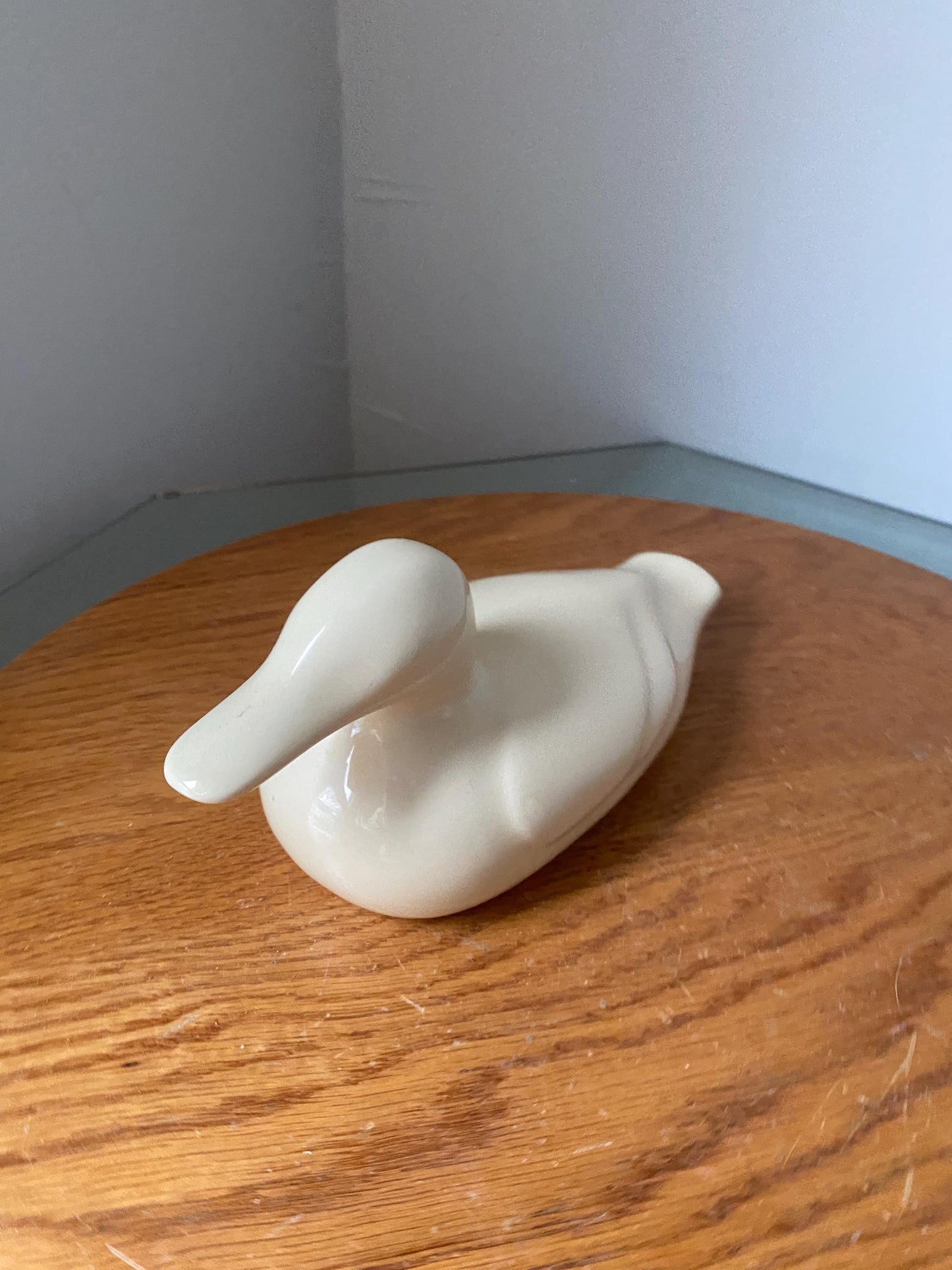 Small Vintage Northern Pottery Canada Ceramic Cream Duck