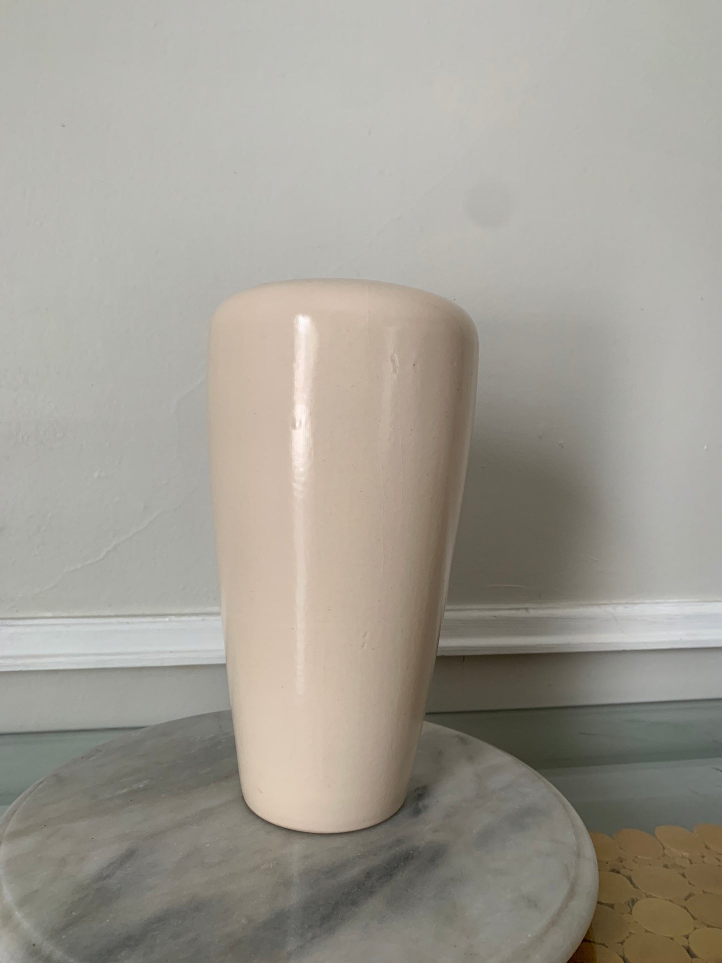 Vintage Tall Art Deco Revival Nude Ceramic Vase