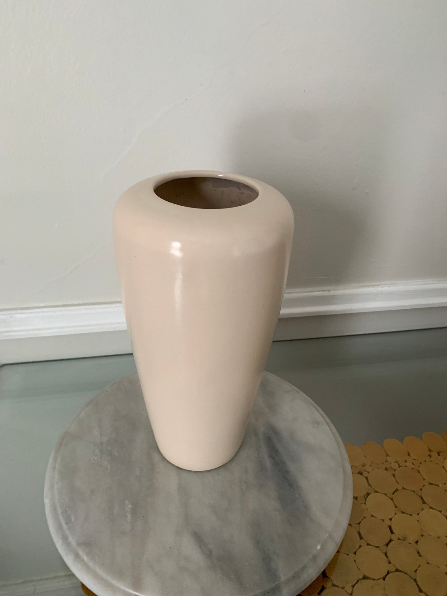 Vintage Tall Art Deco Revival Nude Ceramic Vase