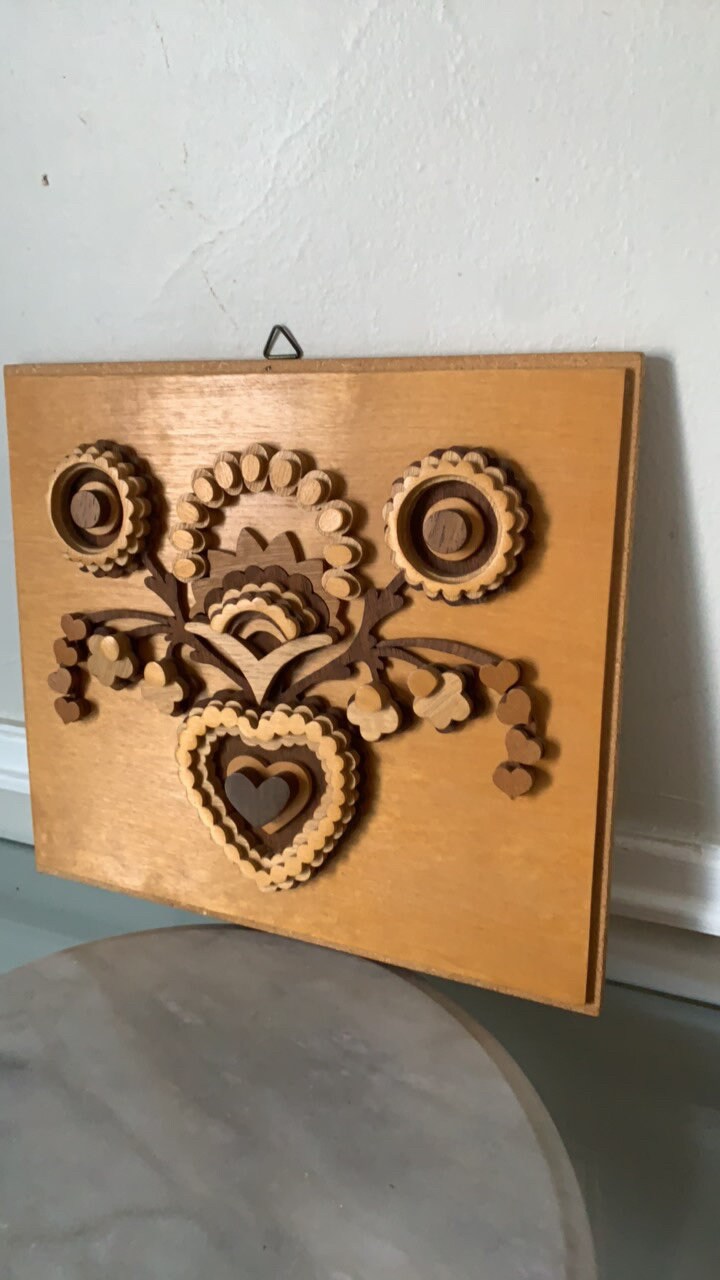 Vintage Rustic Wooden Wall Art