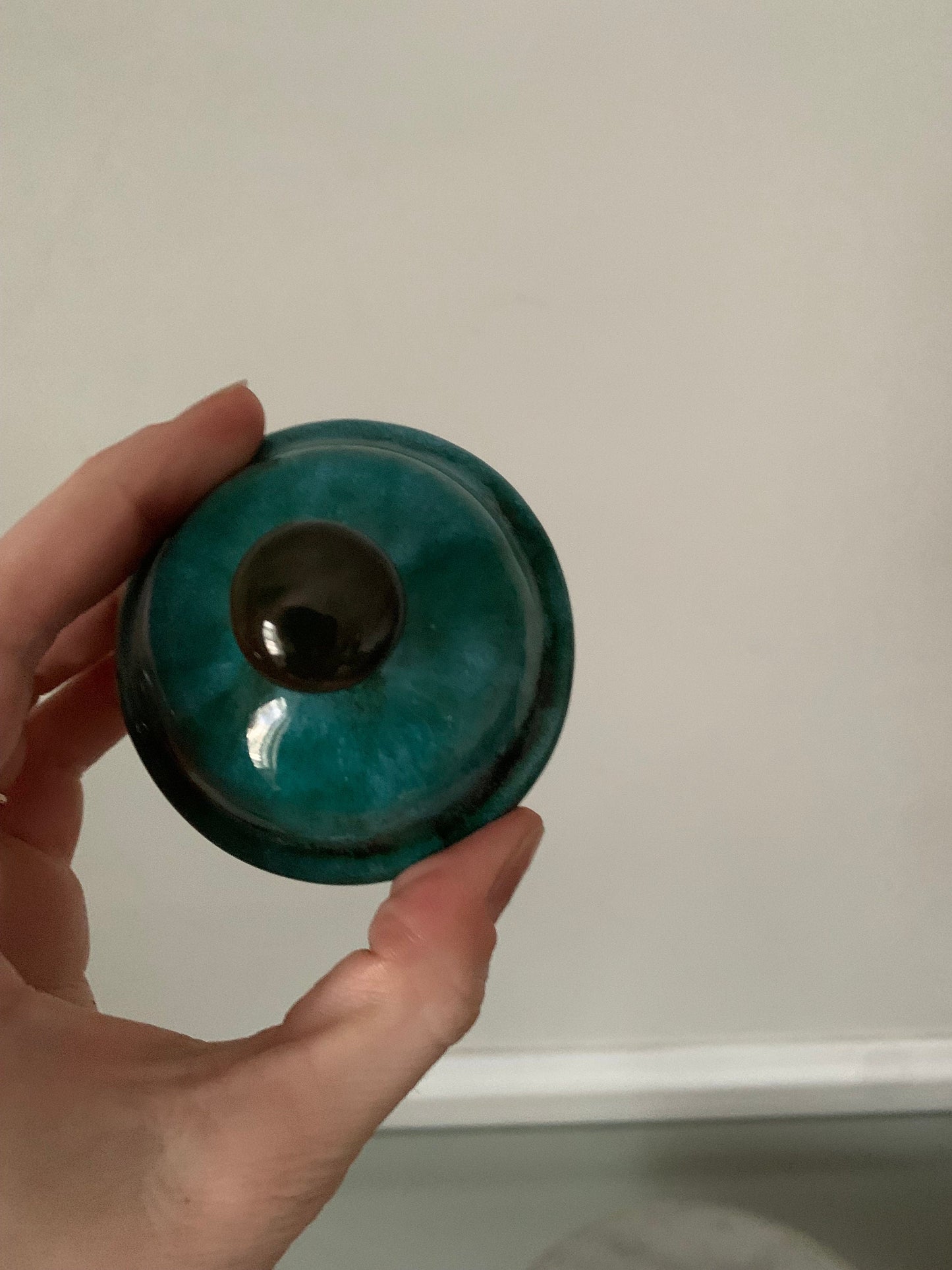 MCM Blue//Green Drip Glaze Tea Pot