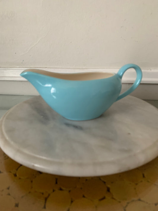 Vintage J & G Meakin Robins Egg Blue Gravy Boat Made in England