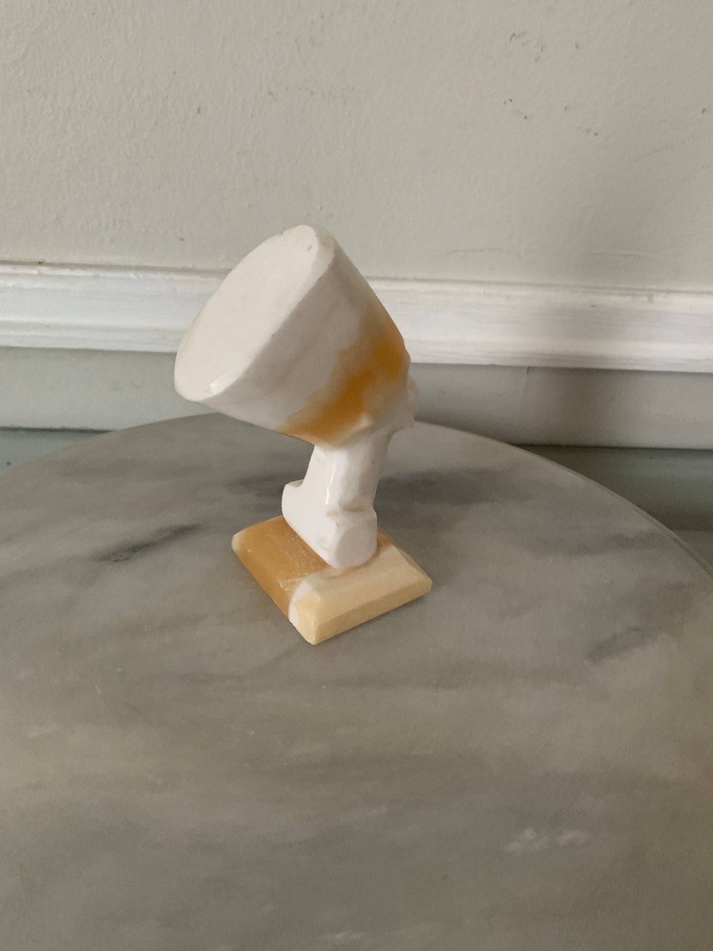 Small Retro Nefertiti Egyptian Queen Marble Bust