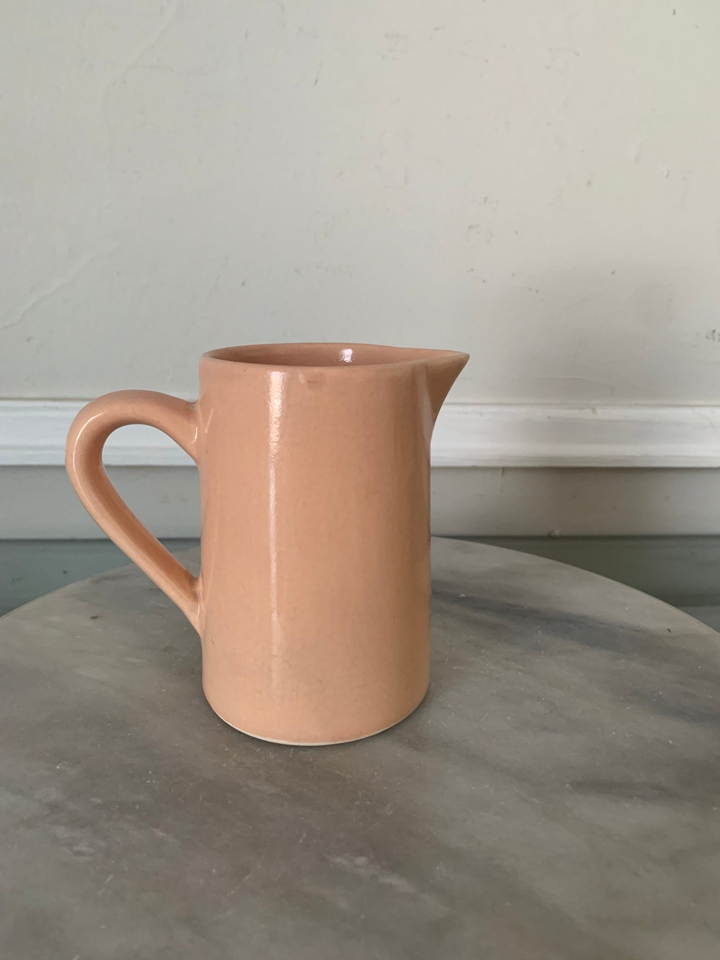 Vintage McMaster Pink Ceramic Creamer Made in Canada