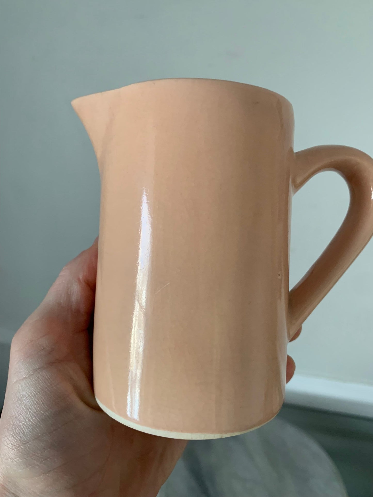 Vintage McMaster Pink Ceramic Creamer Made in Canada