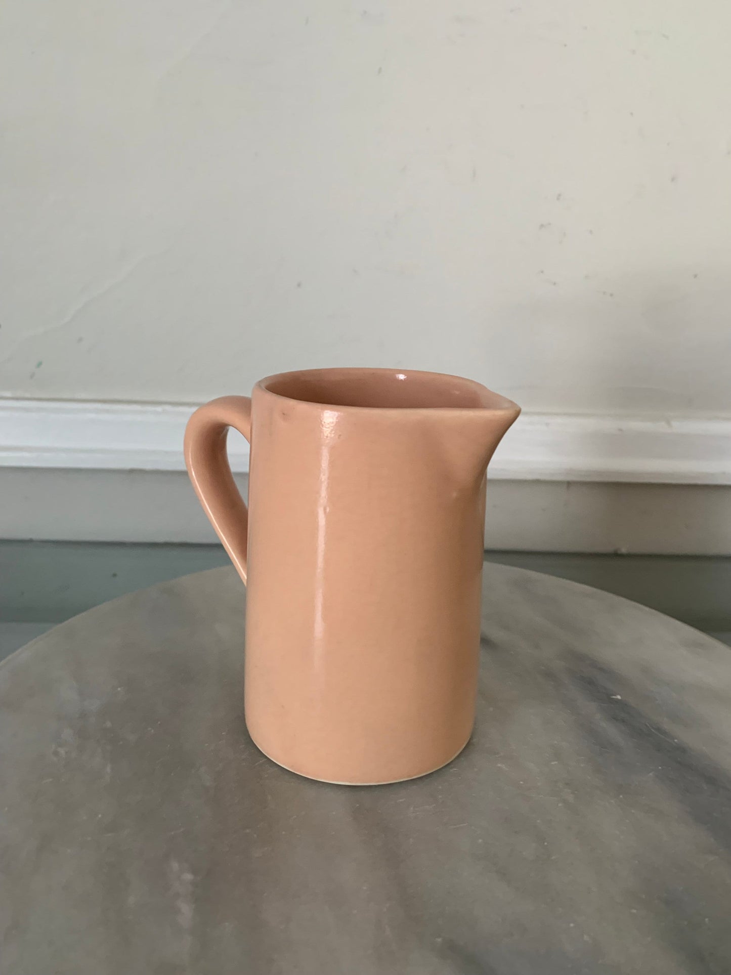 Vintage McMaster Pink Ceramic Creamer Made in Canada