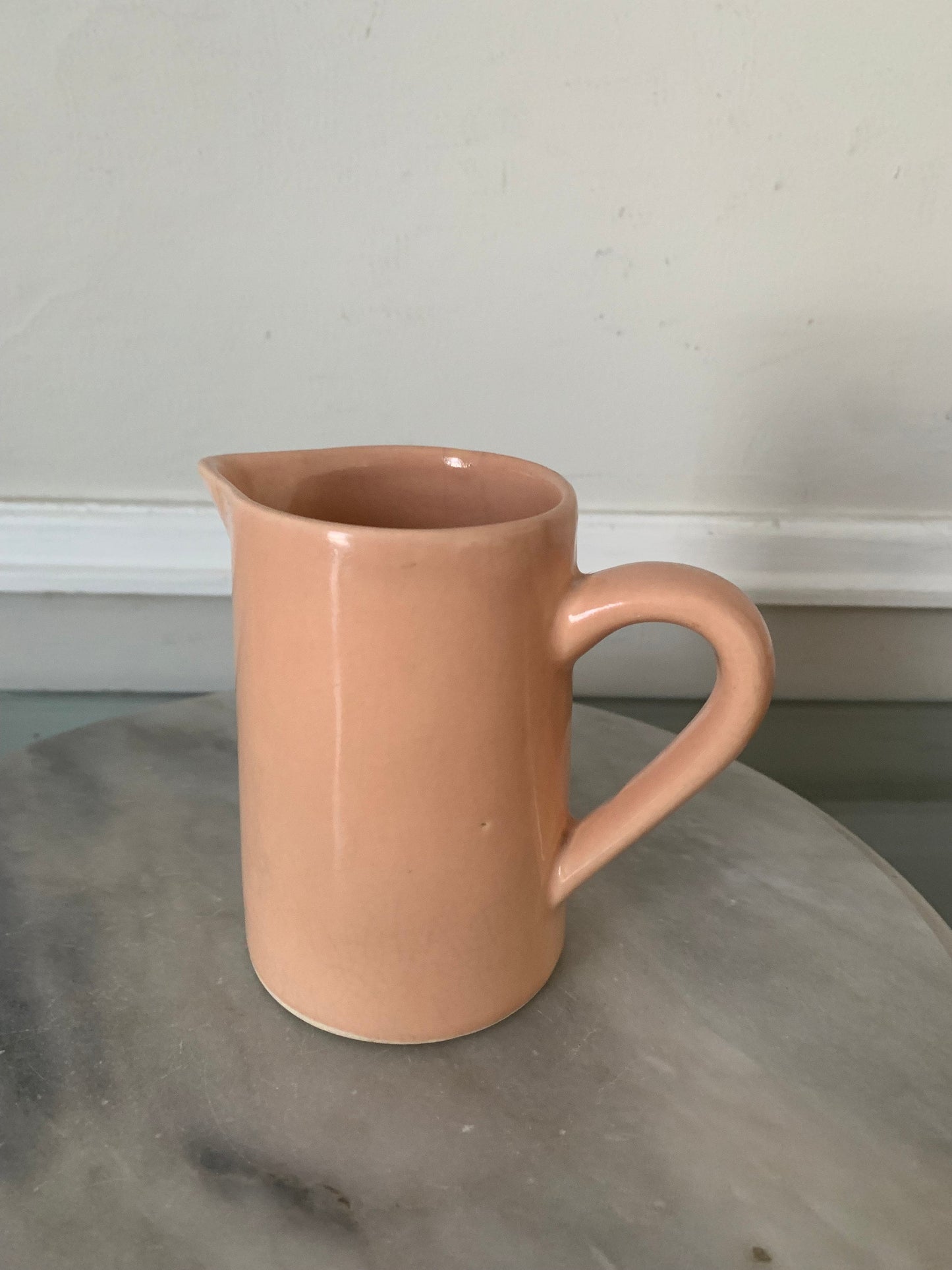 Vintage McMaster Pink Ceramic Creamer Made in Canada